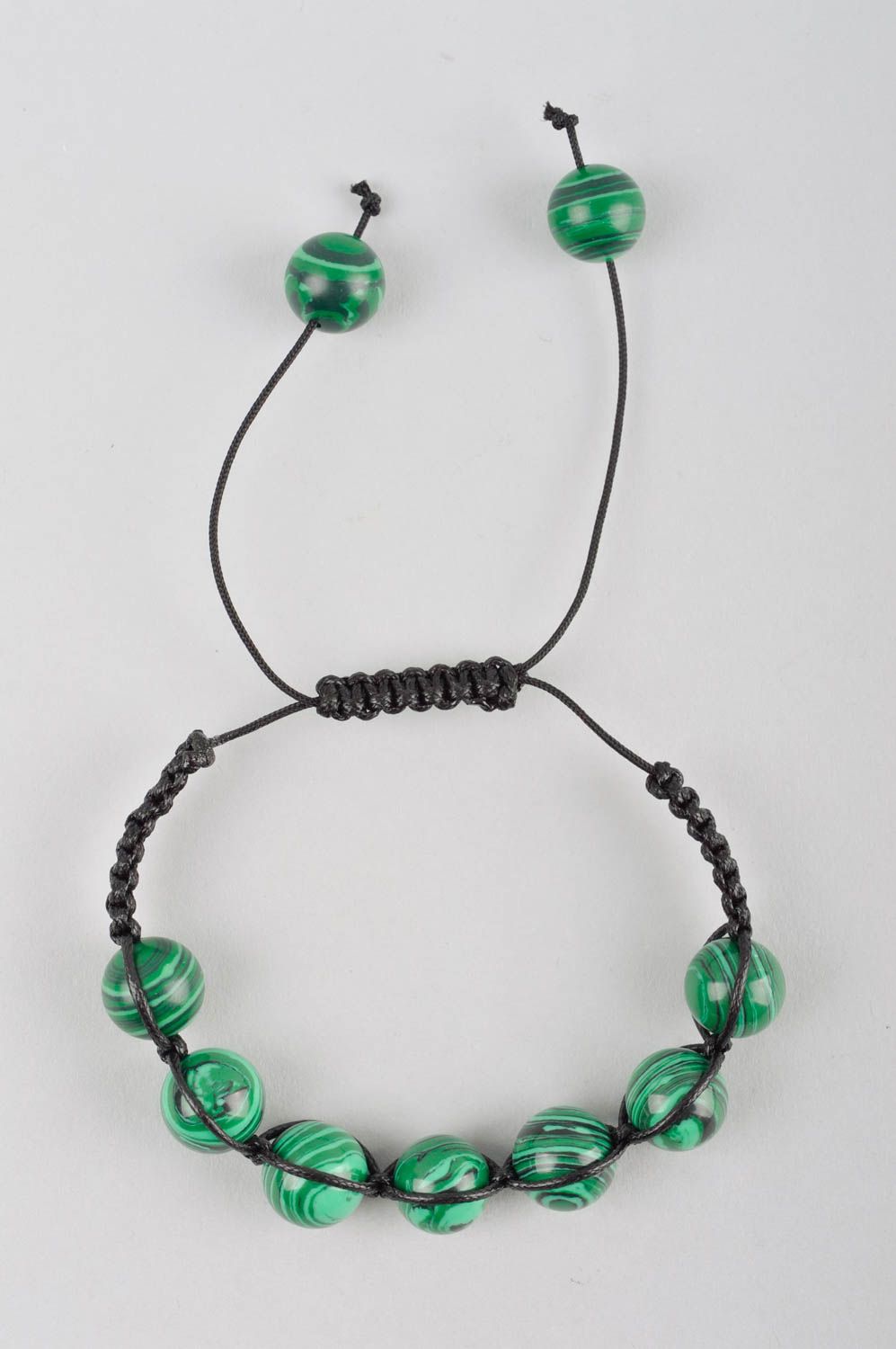 Unusual handmade woven cord bracelet bead bracelet designs cool jewelry photo 3