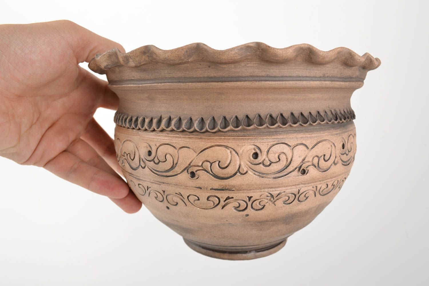 60 oz ceramic decorative kitchen pot décor 2,2 lb photo 5