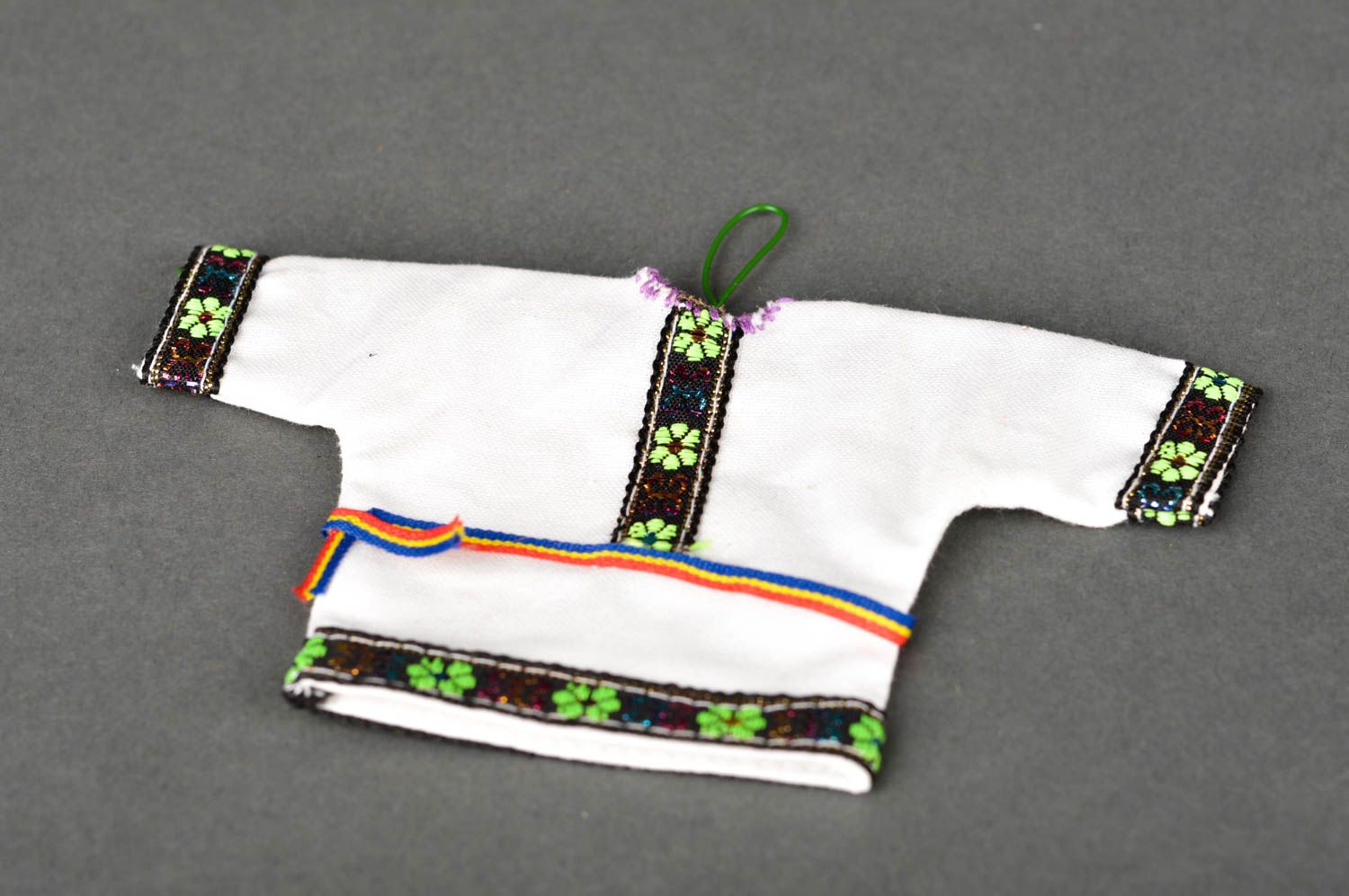 Декор для дома хэнд мэйд детская рубашка декоративная льняная рубашка с узорами фото 2