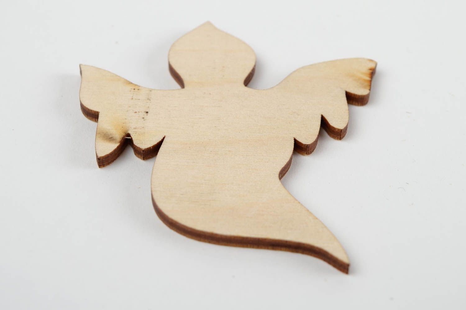 Lustige handgemachte Figur zum Bemalen Holz Rohling Miniatur Figur Poltergeist foto 5
