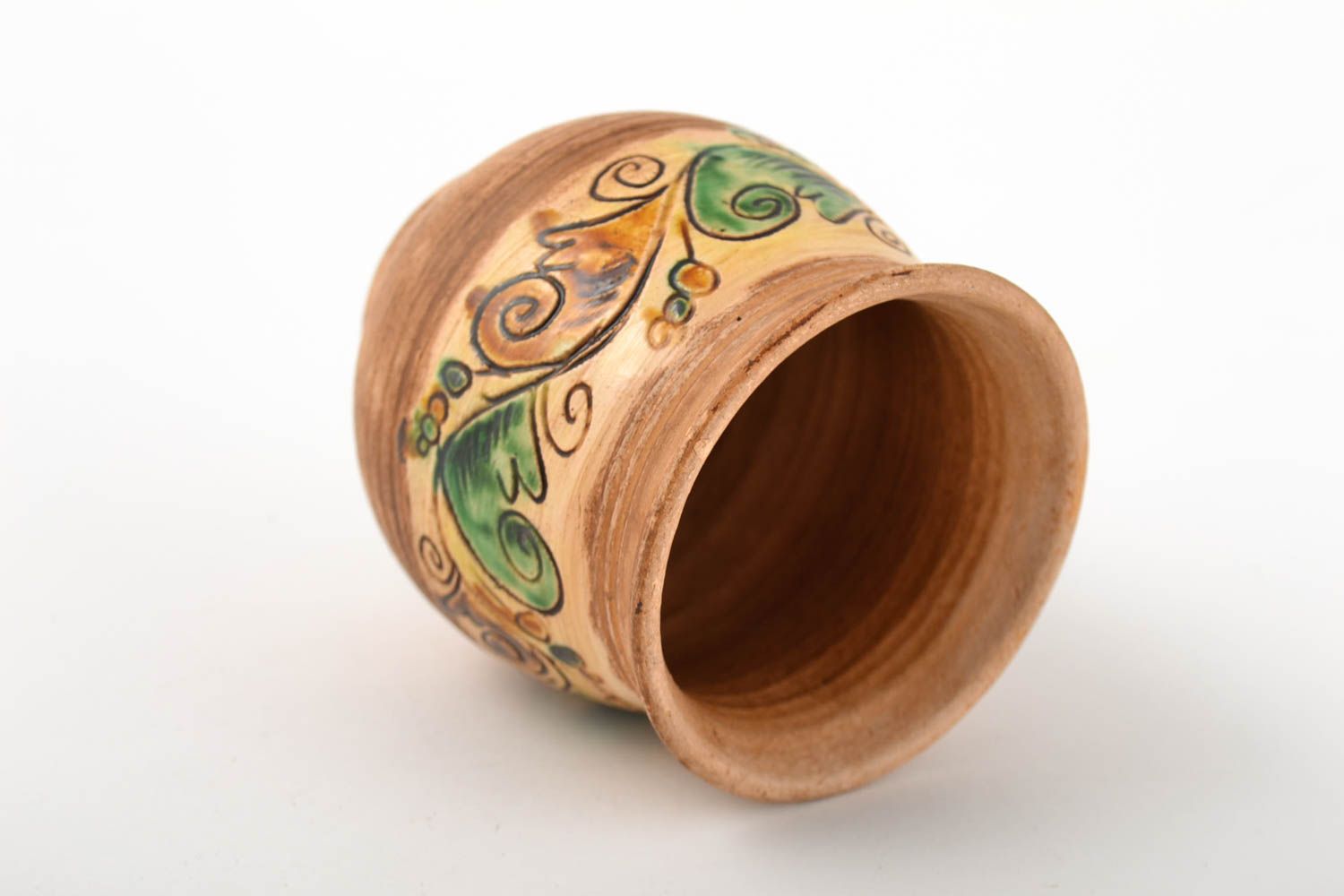 Vaso de barro hecho a mano de arcilla vajilla de cerámica regalo original foto 3