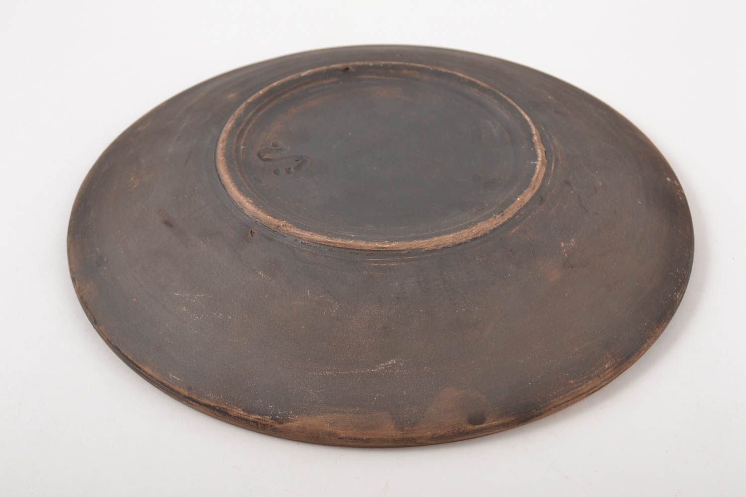 Глиняная посуда ручной работы керамическая тарелка авторская посуда красивая фото 4