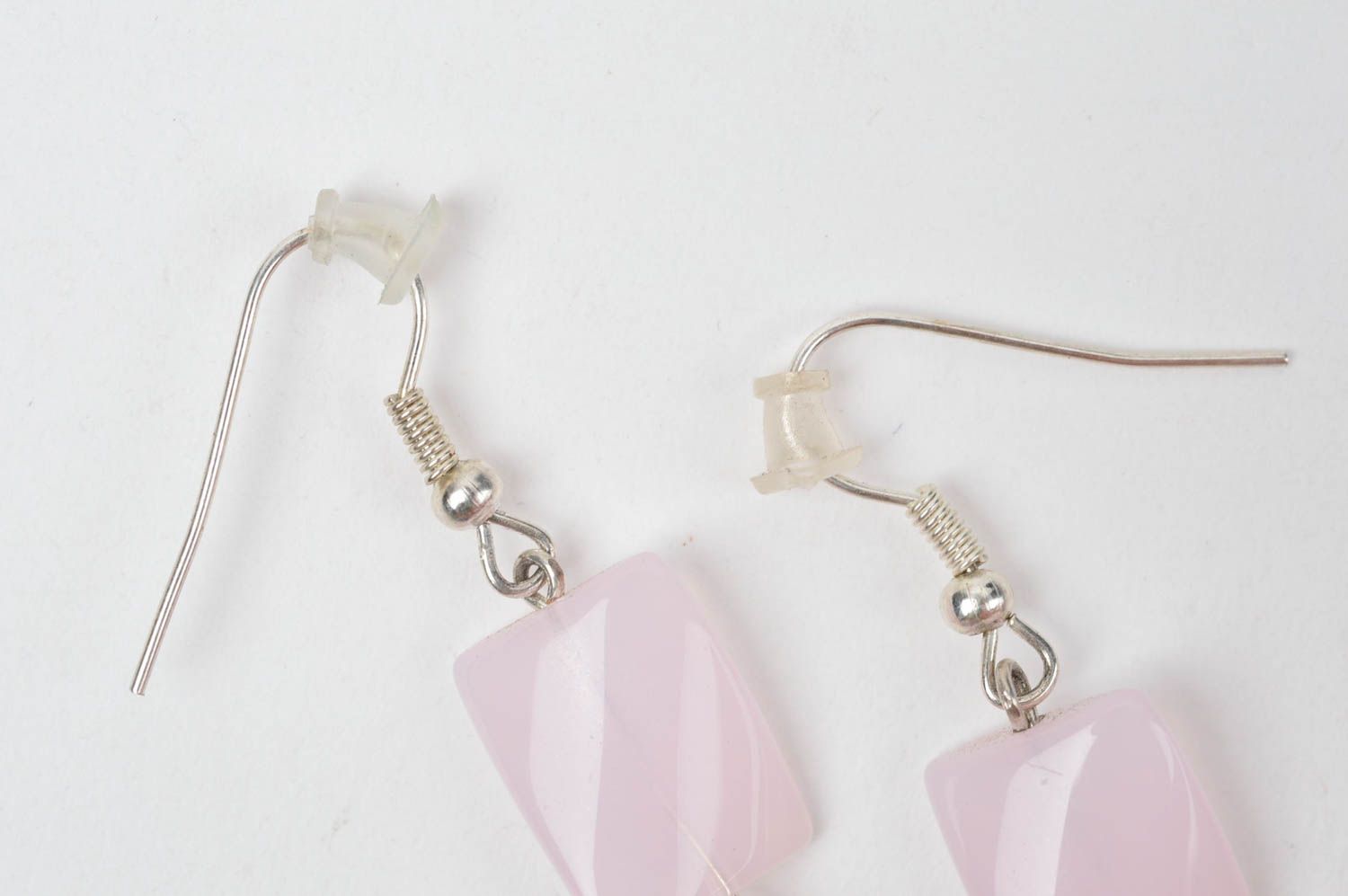 Stylish handmade glass earrings lampwork earrings design accessories for girls photo 2