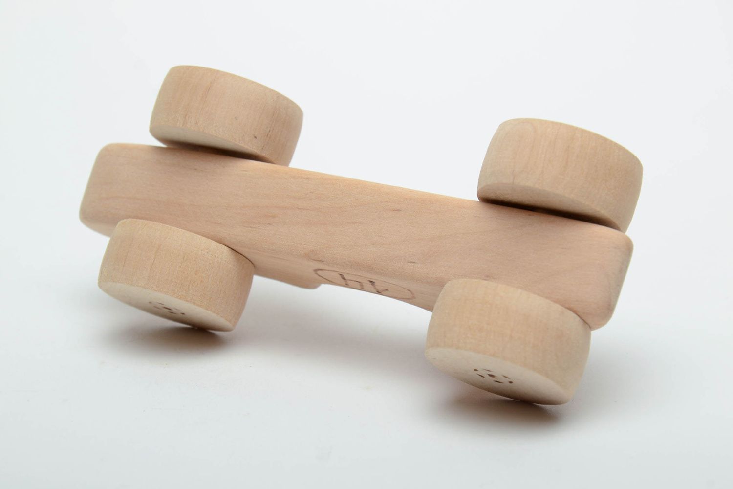 Wooden wheeled toy Racing Car photo 4