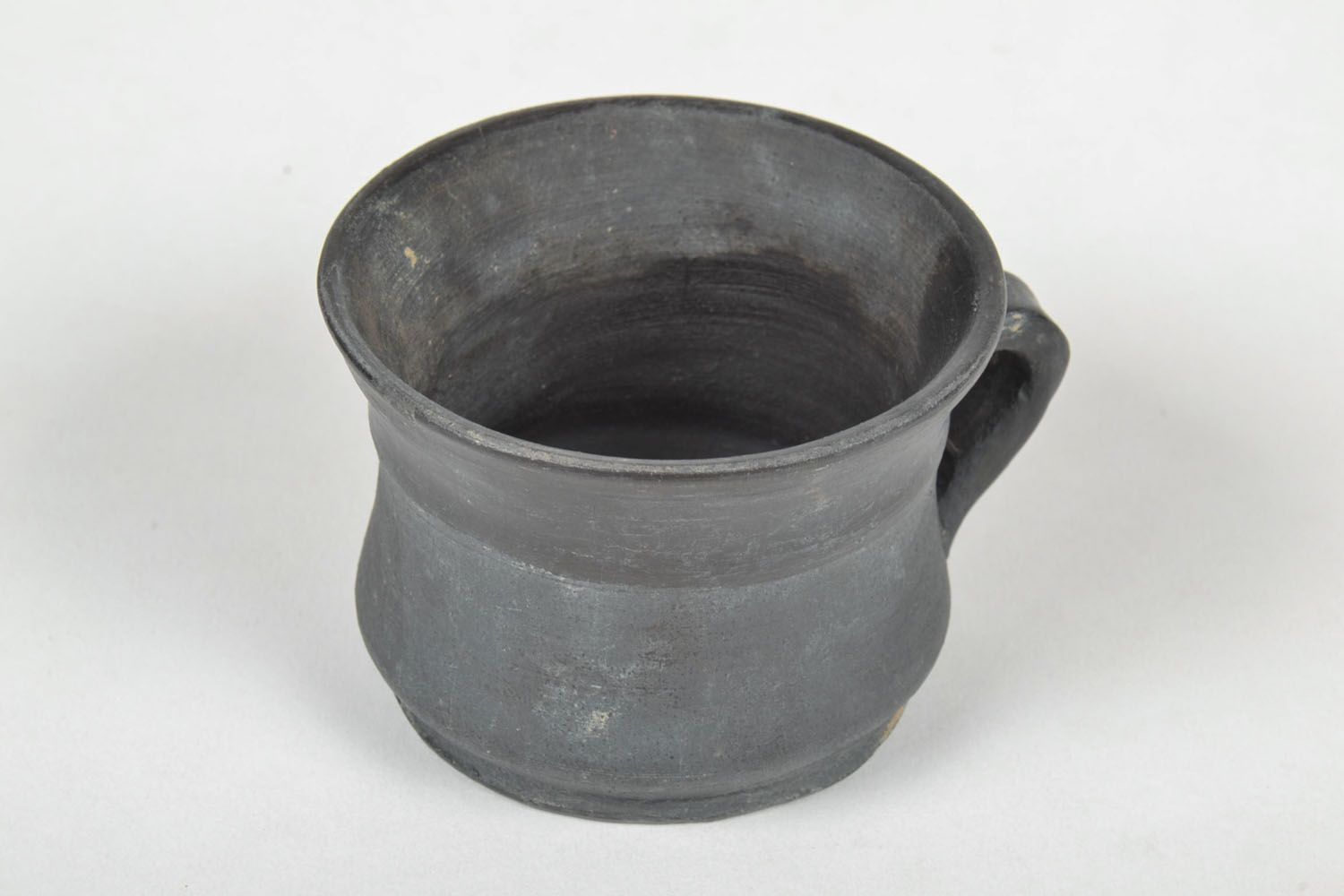 Tasse originale noire faite main photo 3