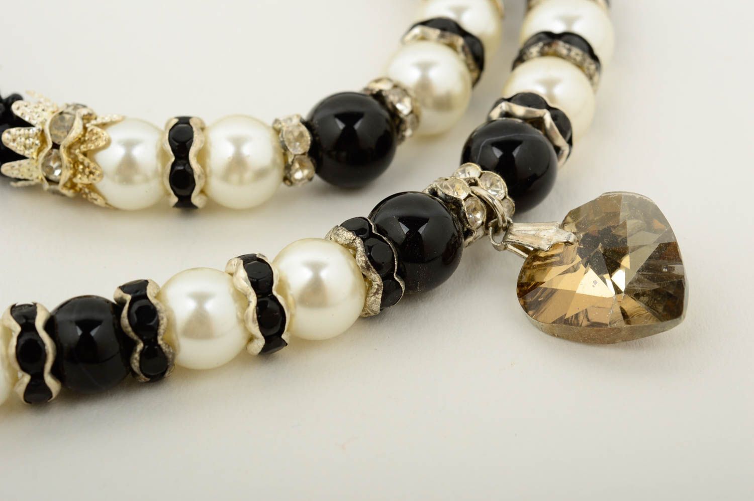 Conjunto de joyas pulsera y collar hechos a mano regalo original para mujeres foto 3