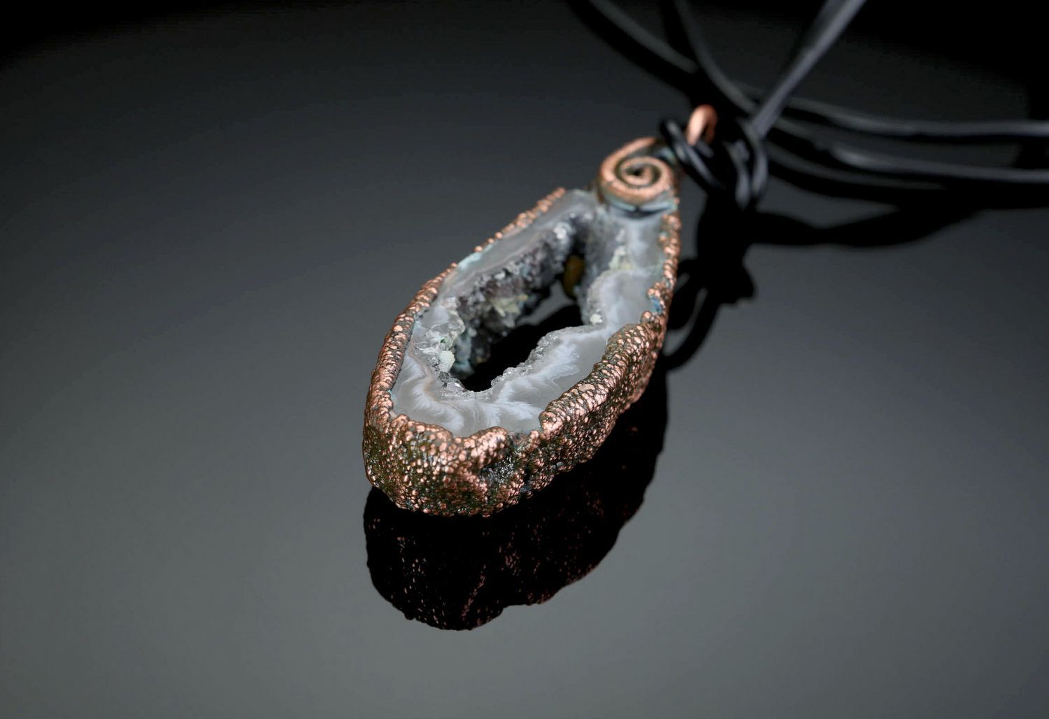 Pendant with agate Rift photo 7