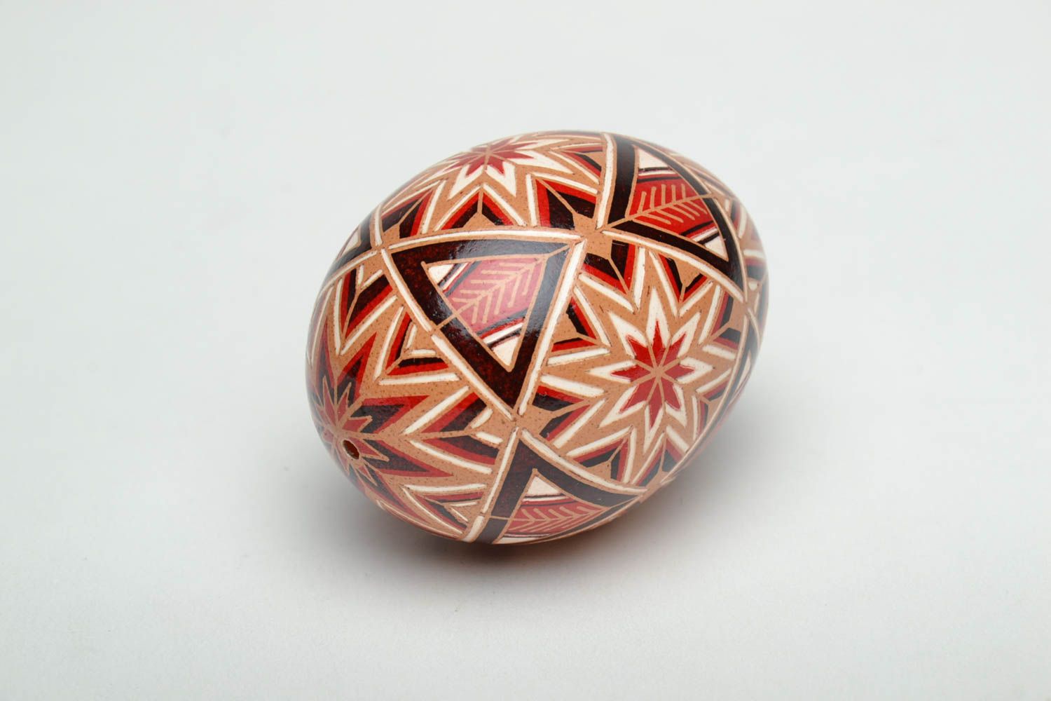 Huevo de Pascua artesanal pintado con tintes anilinas foto 3