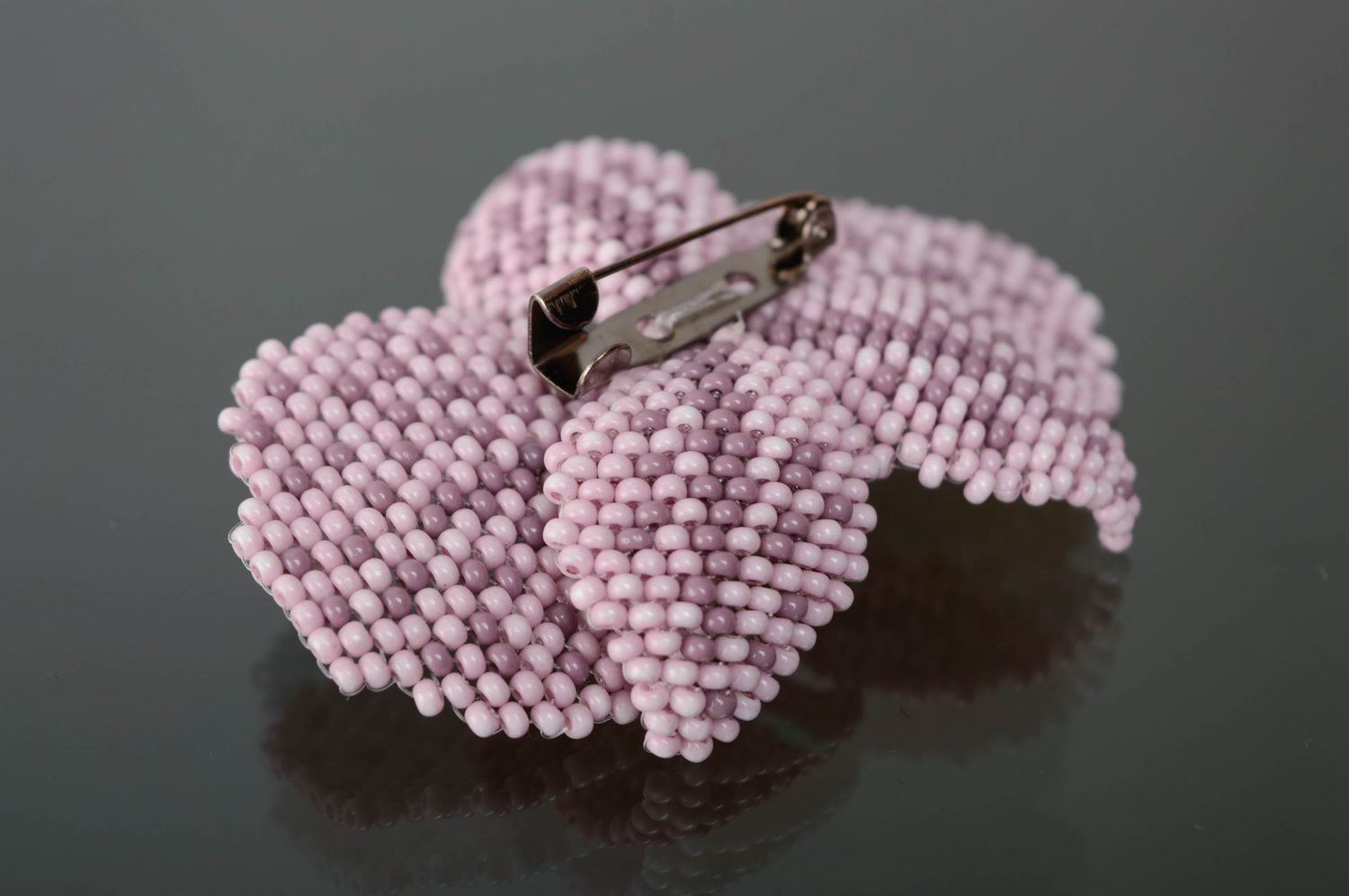 Spilla di perline fatta a mano accessori originali d'autore fiore carino foto 2