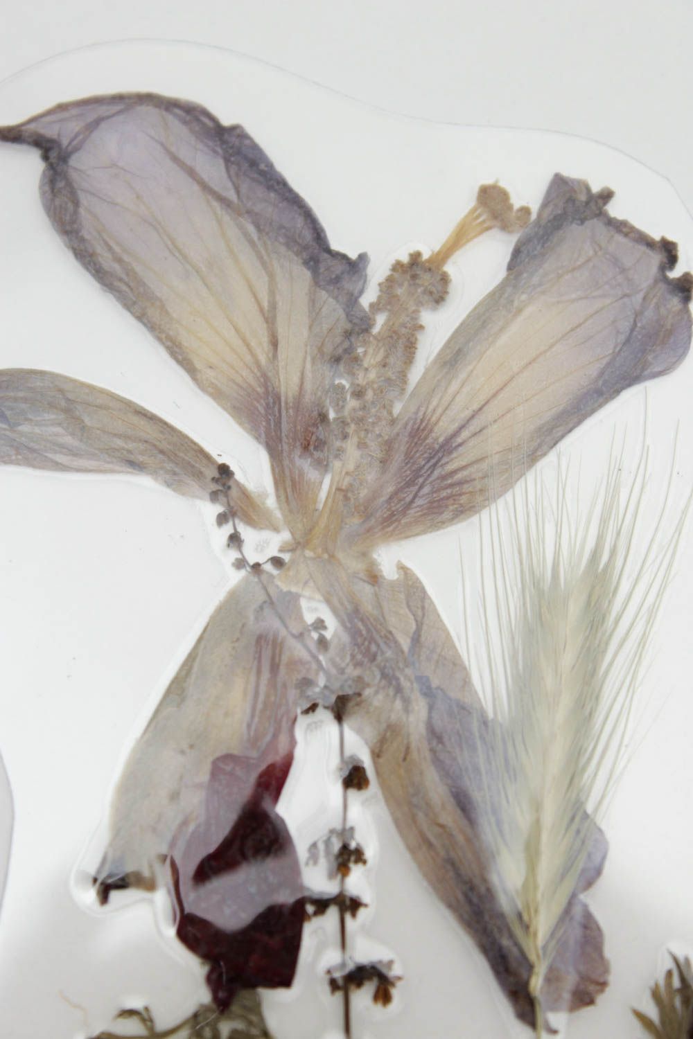 Marcapáginas hecho a mano de flores secas regalo original artículo de papelería foto 4