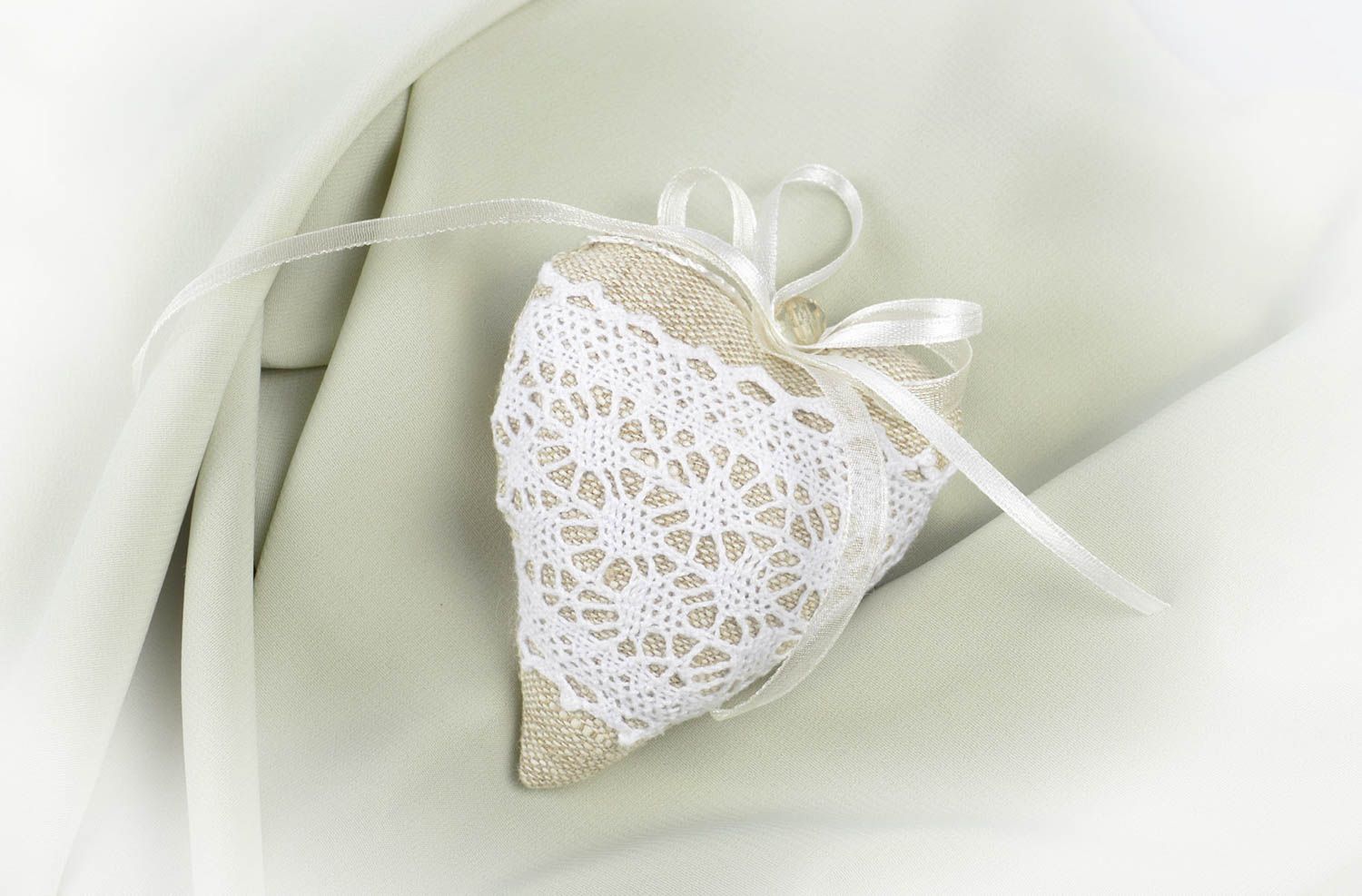 Plüsch Herz handmade Deko aus Naturmaterialien originell romantische Geschenke foto 10