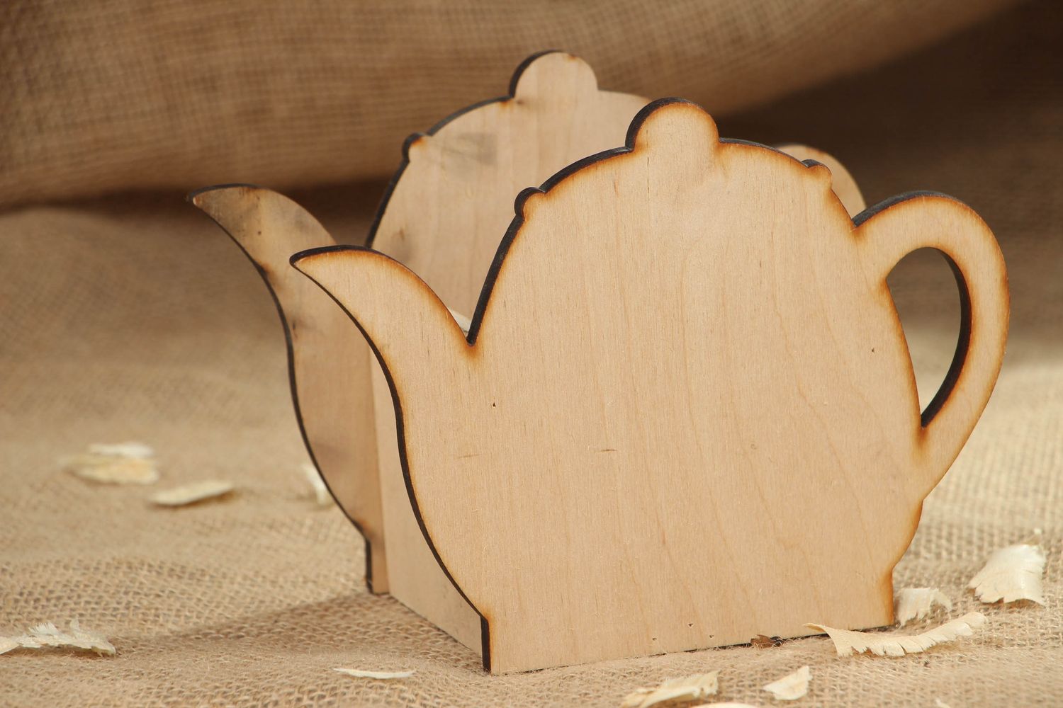 Wooden craft blank Napkin Holder photo 5