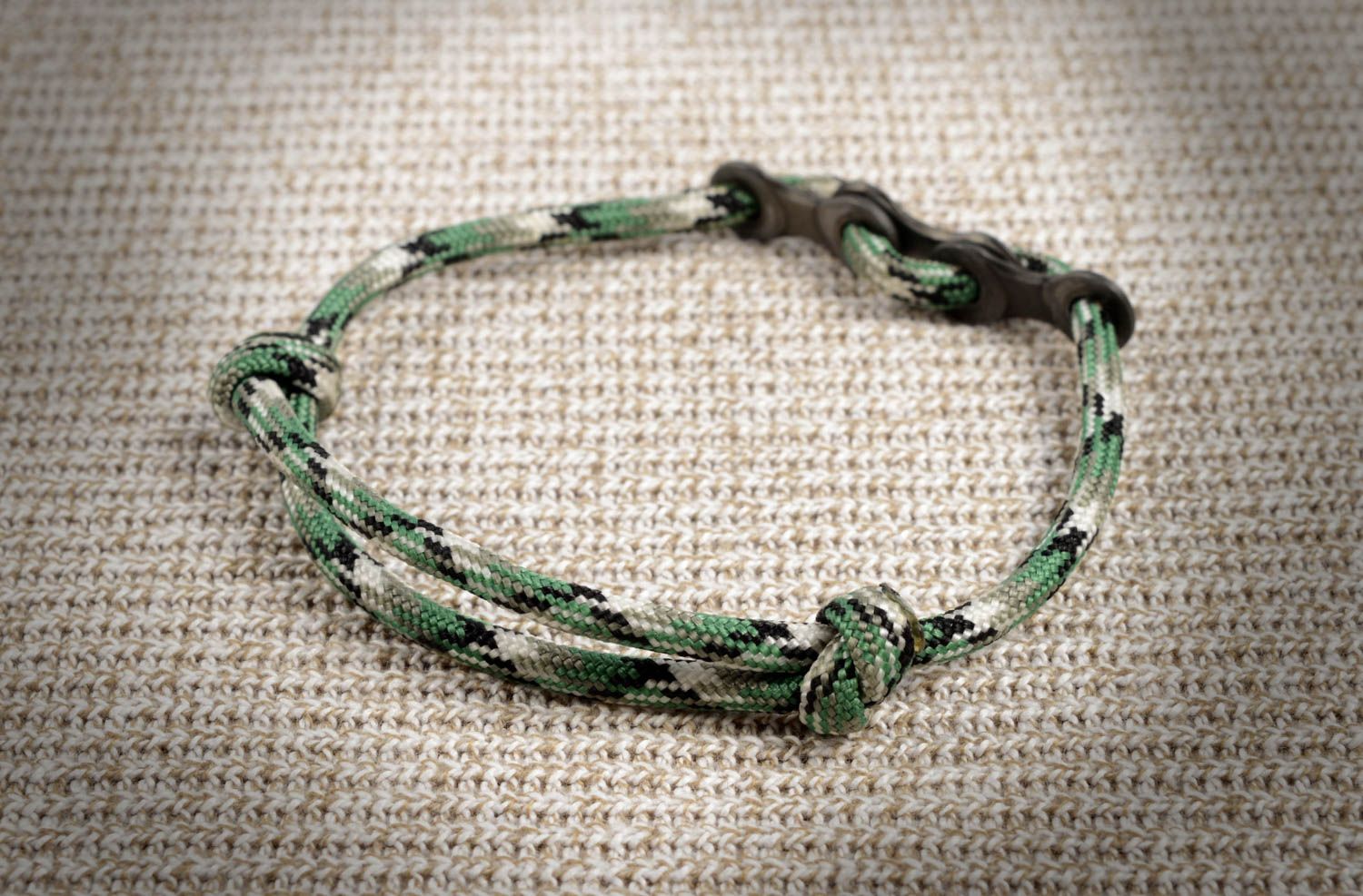 Survival bracelet woven bracelet paracord bracelet stylish gift for men photo 5