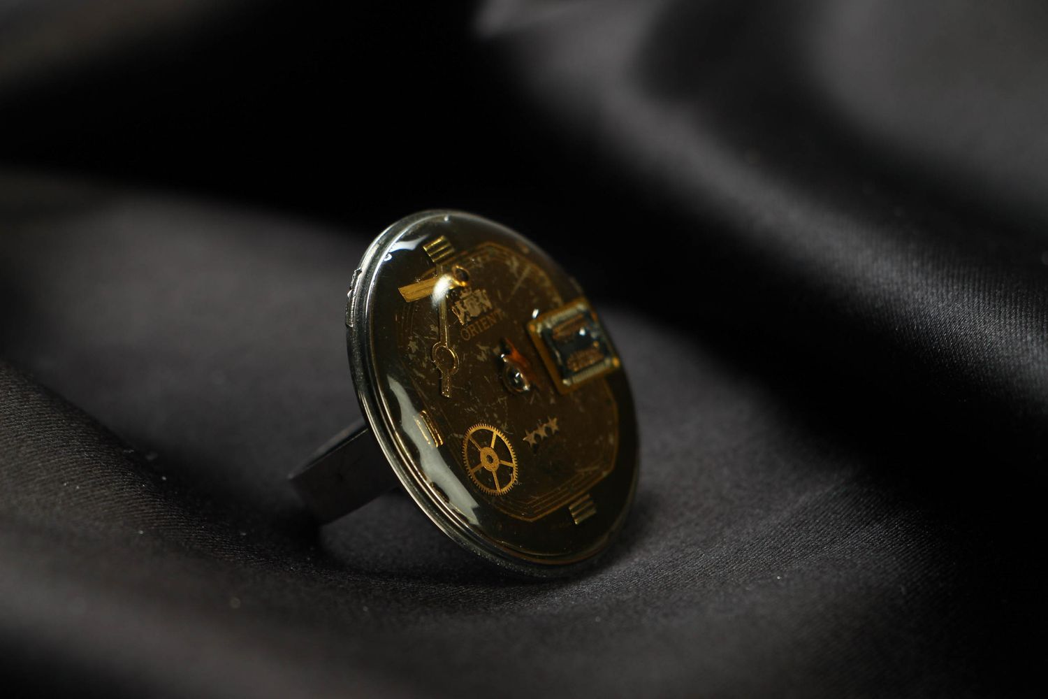 Steampunk Ring aus Metall foto 1