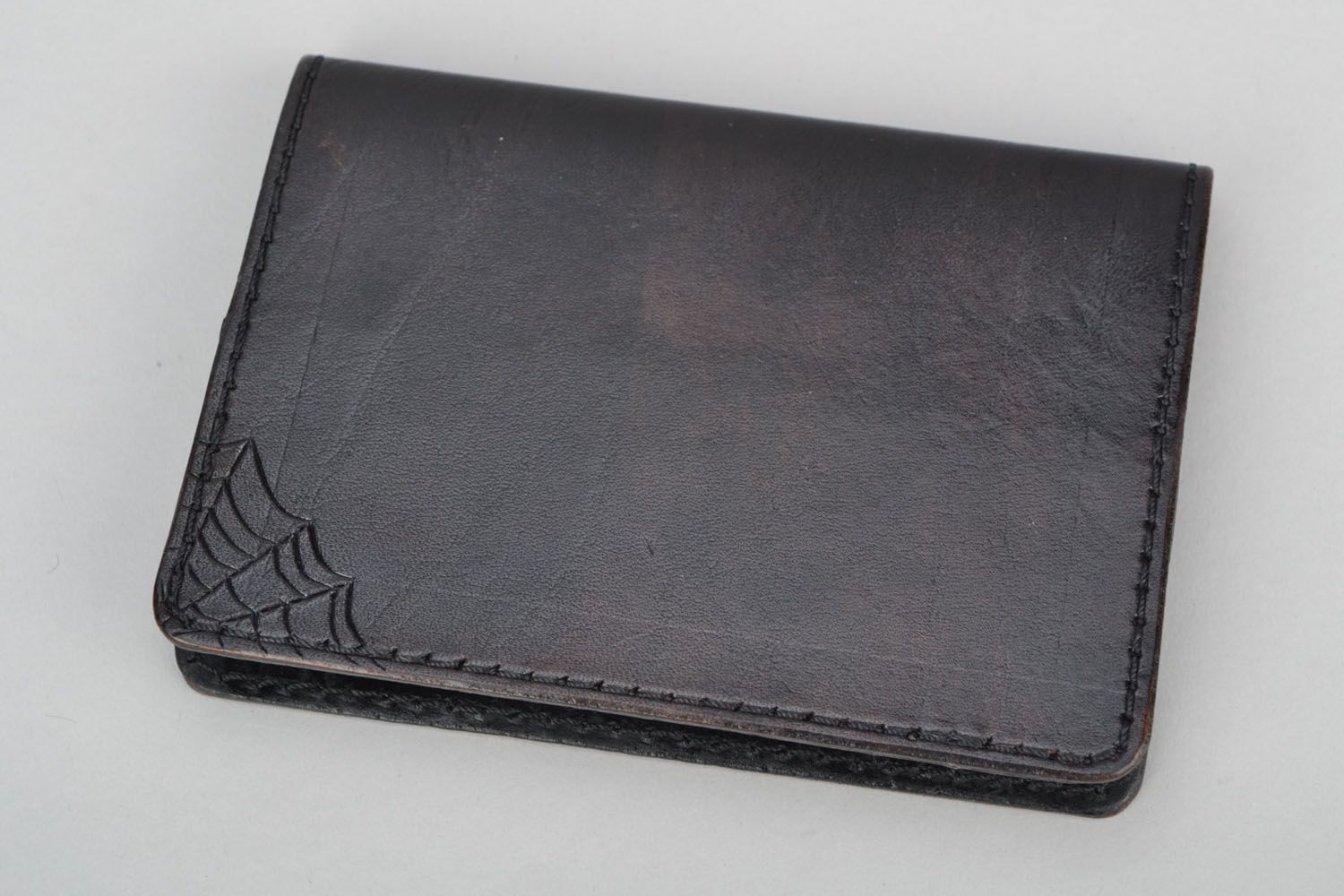 Genuine leather passport cover photo 5