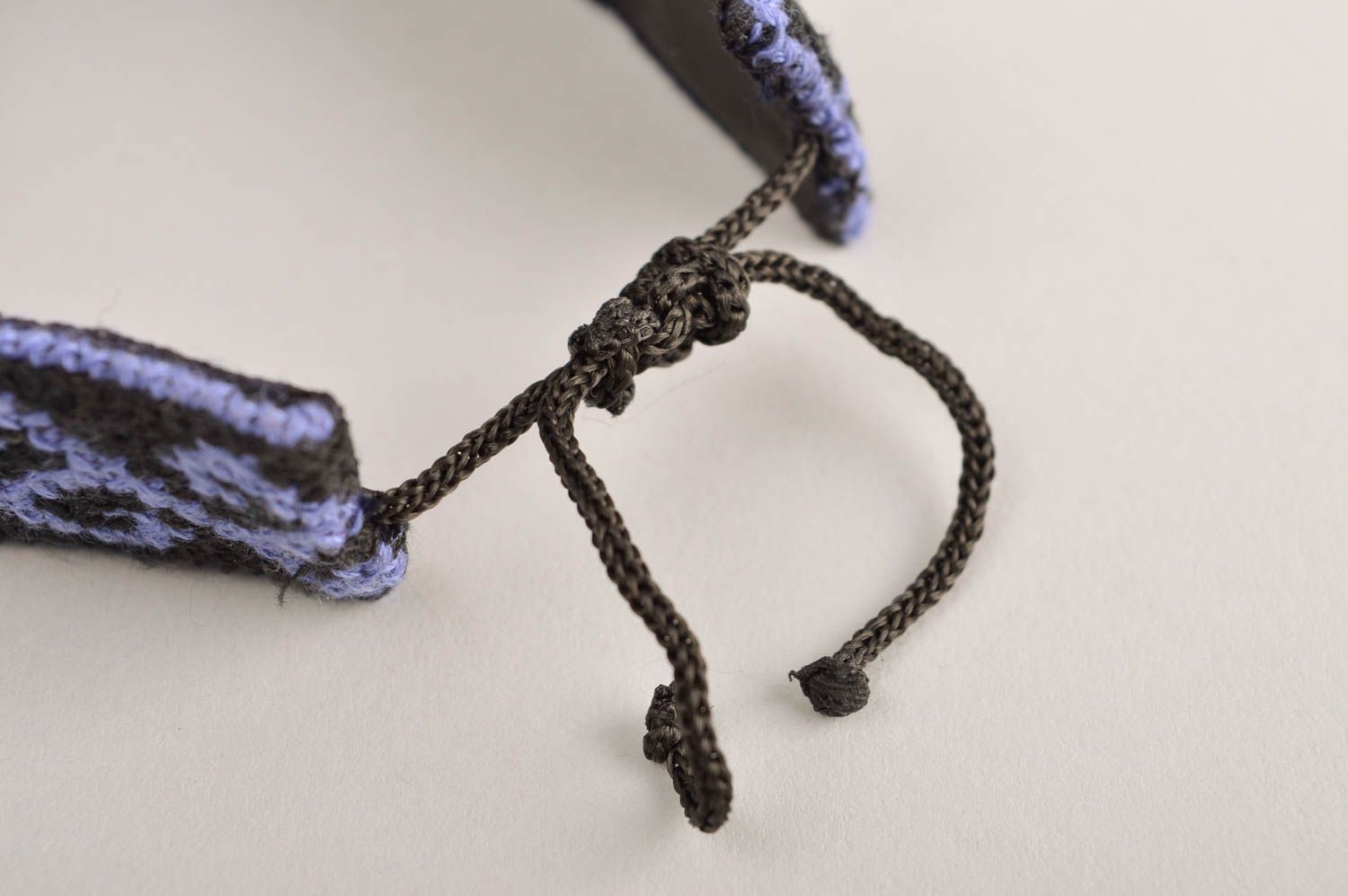 Unusual handmade textile bracelet ethnic bracelet fashion accessories for girls photo 5