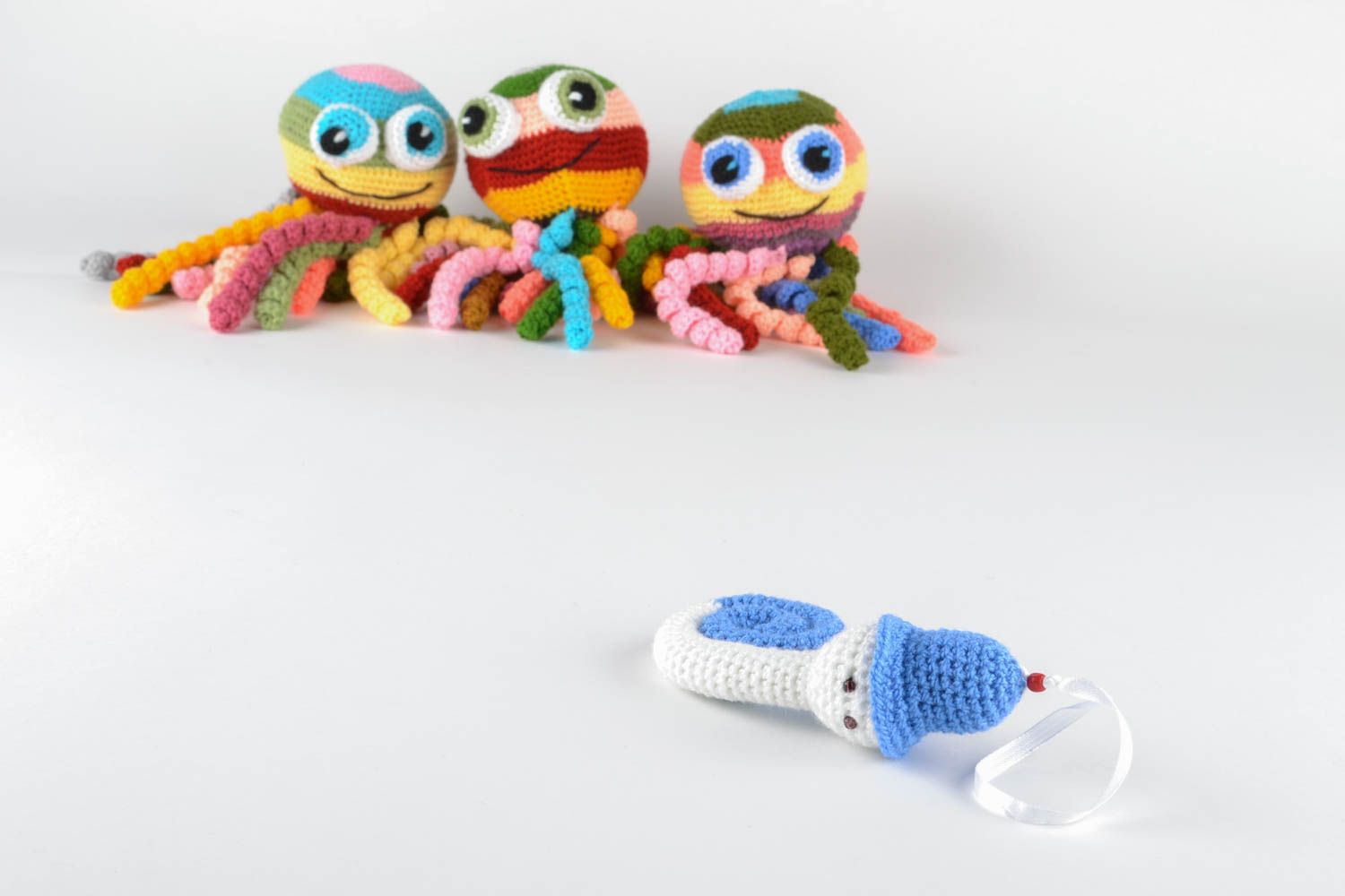 Crochet toy with eyelet Snail photo 5
