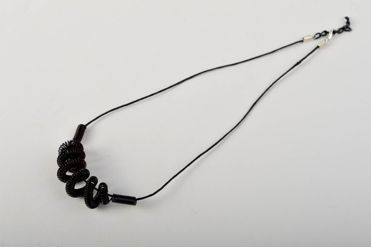 Handmade cord pendant design metal pendant fashion neck accessories for girls photo 3
