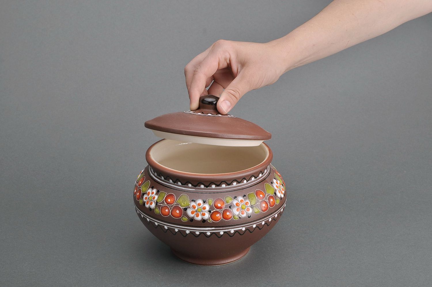 Pot en céramique original fait main photo 5