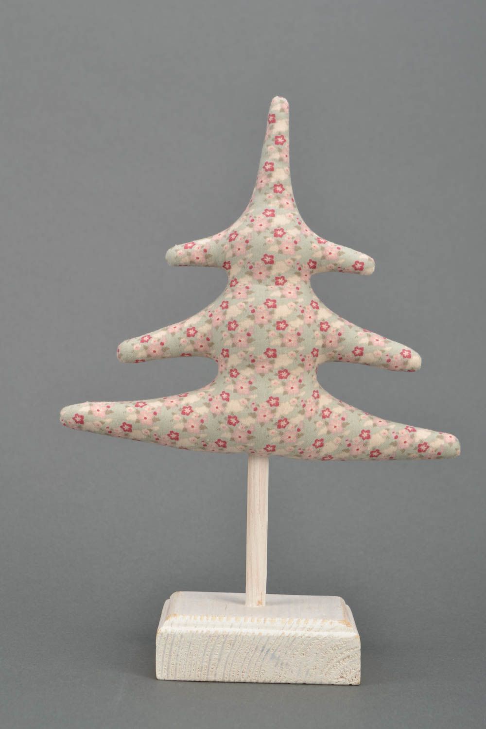 Fabric Christmas tree toy photo 1
