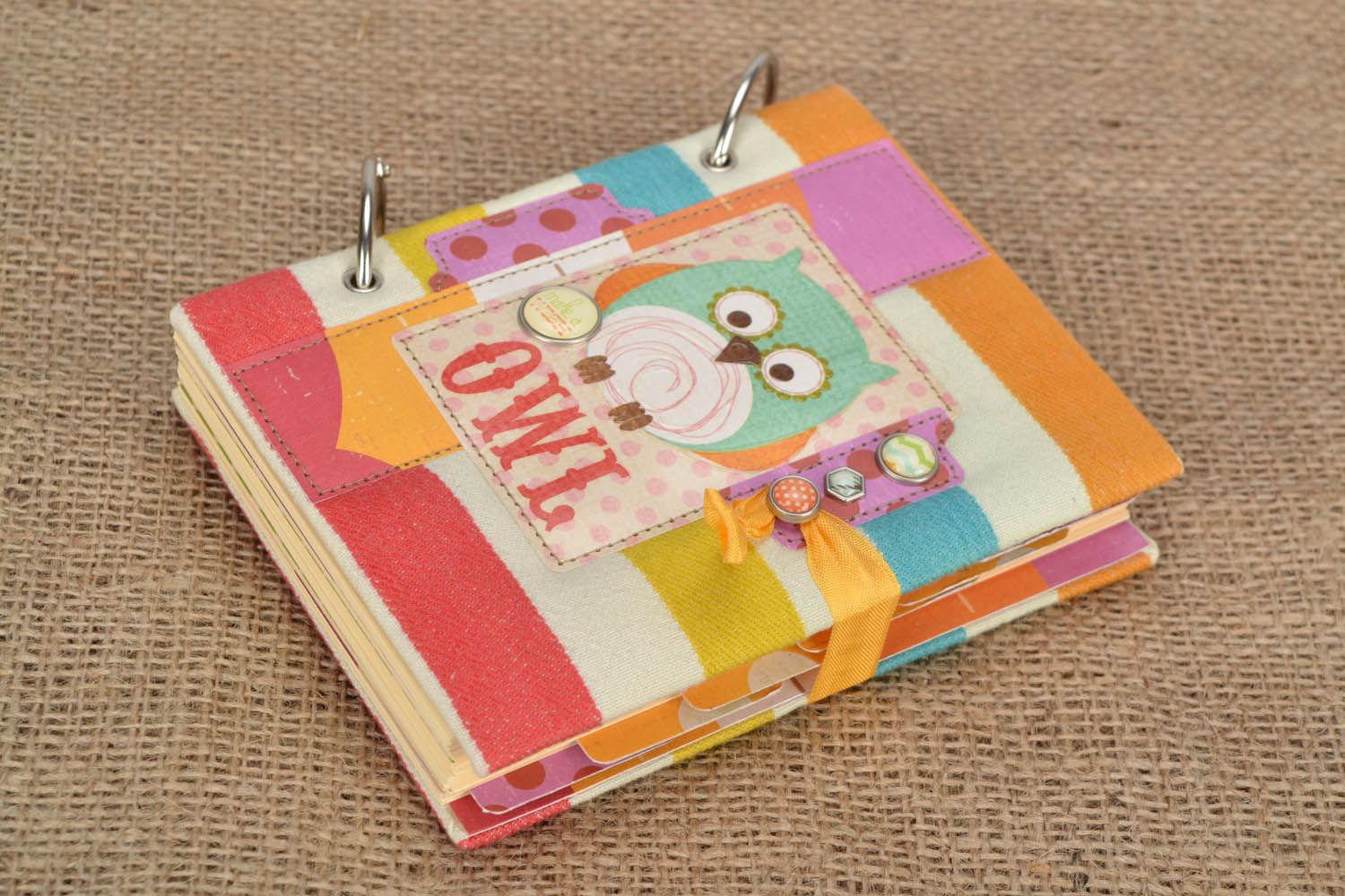 Homemade notebook Owl photo 1