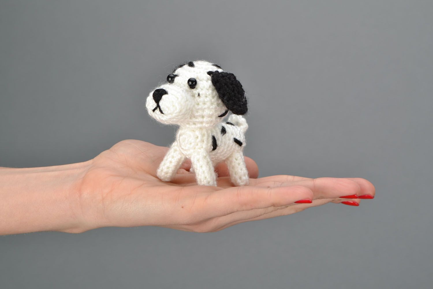 Hand-crocheted toy Dalmatian photo 2