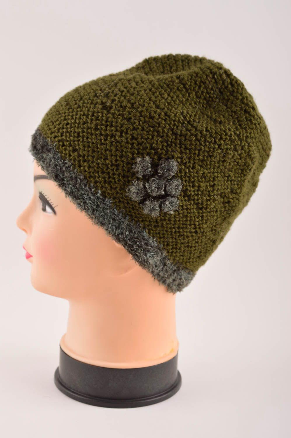 Handmade hat designer hat warm winter hat unusual hat for girl crocheted hat photo 3