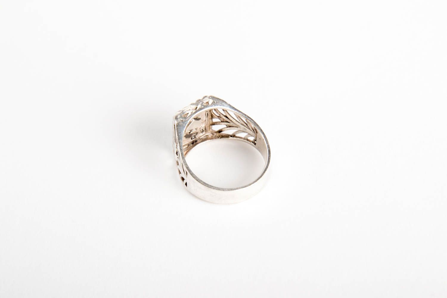 Серебряное украшение ручной работы серебряное кольцо дизайнерское украшение фото 3