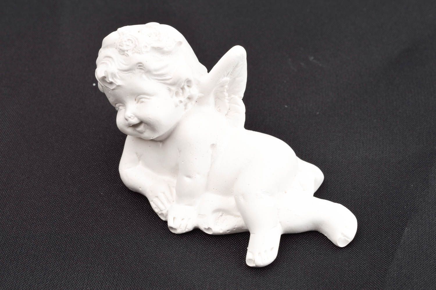 Engel Figur handmade Gips Figur Dekoideen Wohnzimmer Kinder Geschenk rührend foto 4