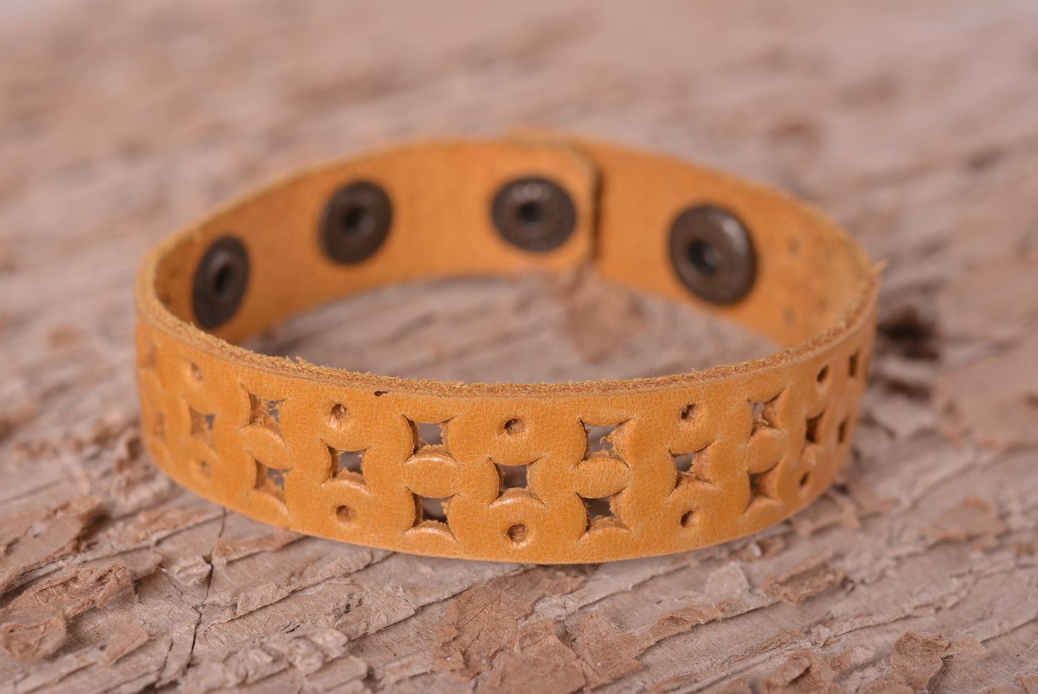 Handmade accessory leather bracelet designer jewelry gift ideas women bracelet photo 1