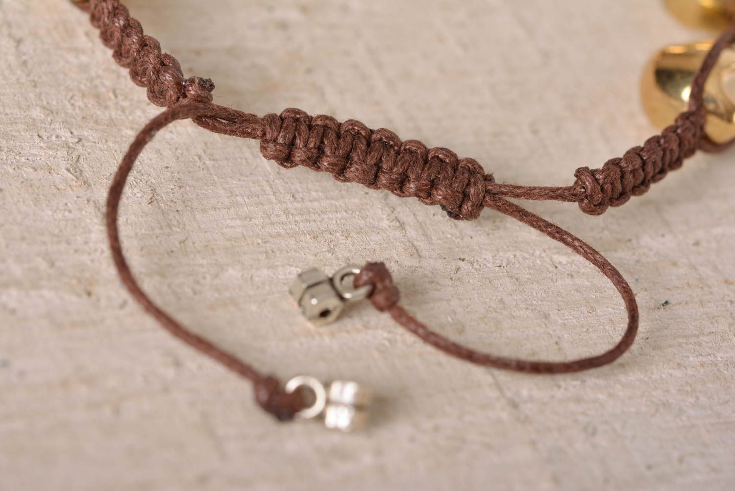 Womens handmade wrist bracelet woven cord bracelet accessories for girls photo 4