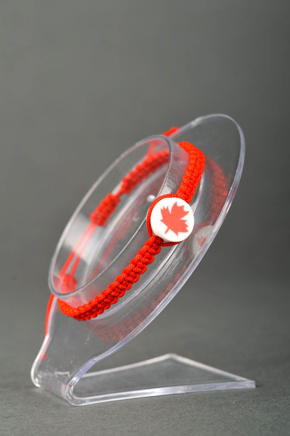 Красное украшение ручной работы модный браслет со вставкой красивый браслет фото 2