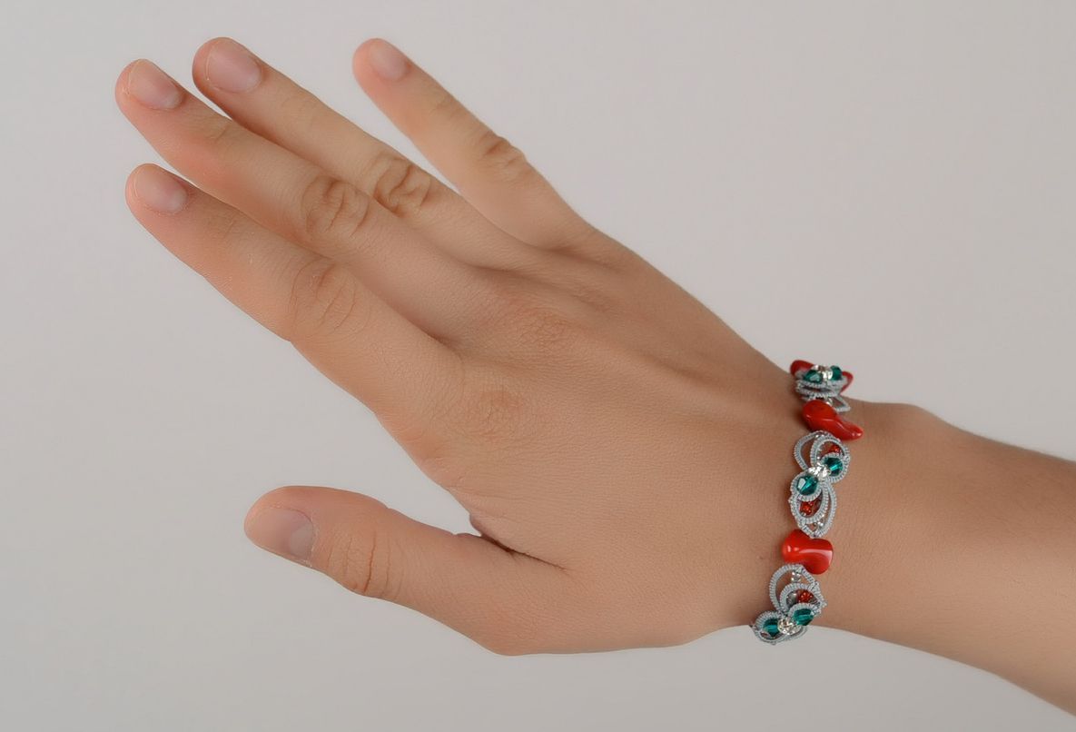 Bracelet with coral photo 2