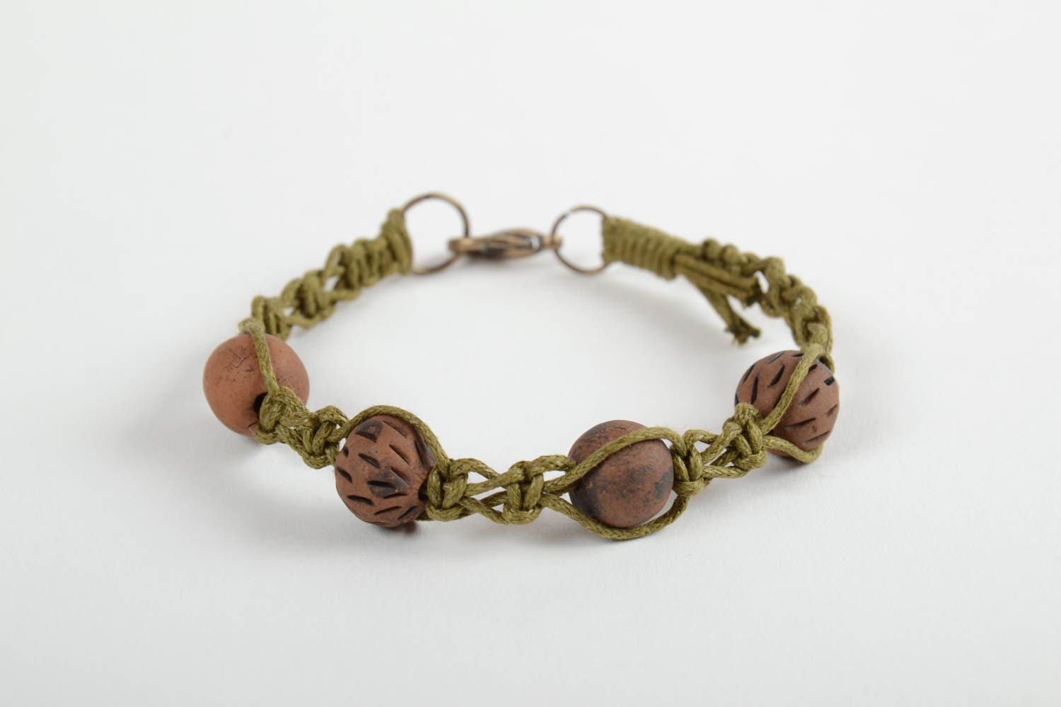 Handmade cute bracelet interesting designer jewelry stylish accessories photo 1