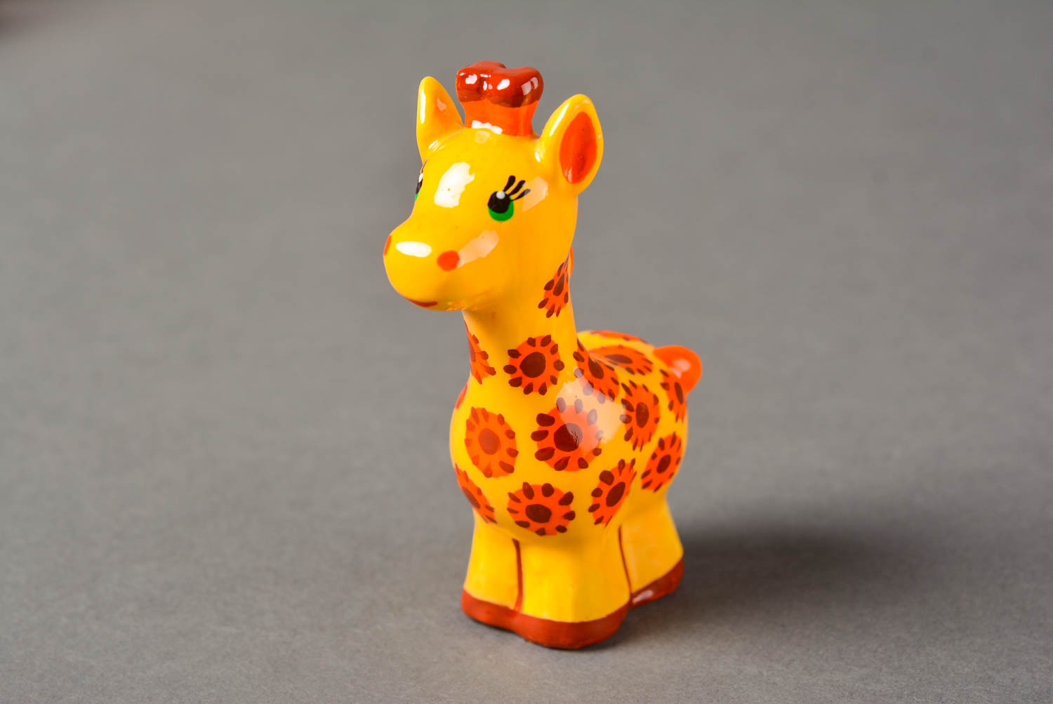 Gips Figur Handgefertigt kreative Geschenkidee Wohnzimmer Deko  Giraffe foto 3