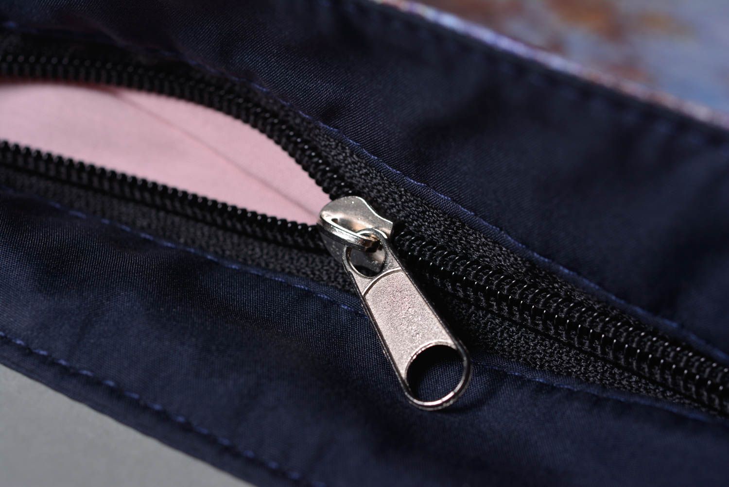 Handmade Stofftasche mit Reißverschluss Mode Accessoire Tasche für Mädchen foto 5