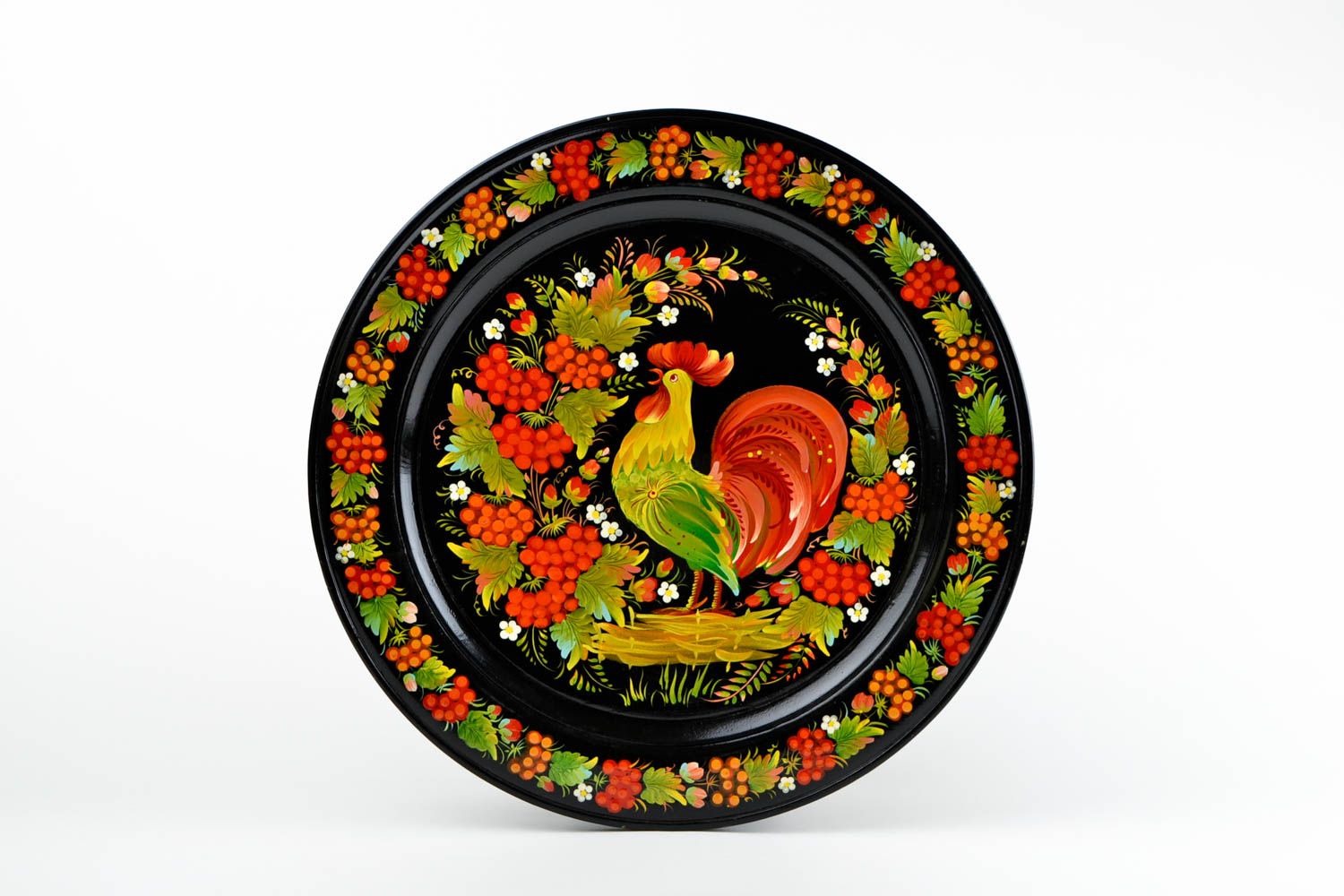 Handmade designer wooden plate stylish beautiful souvenir decorative use only photo 4