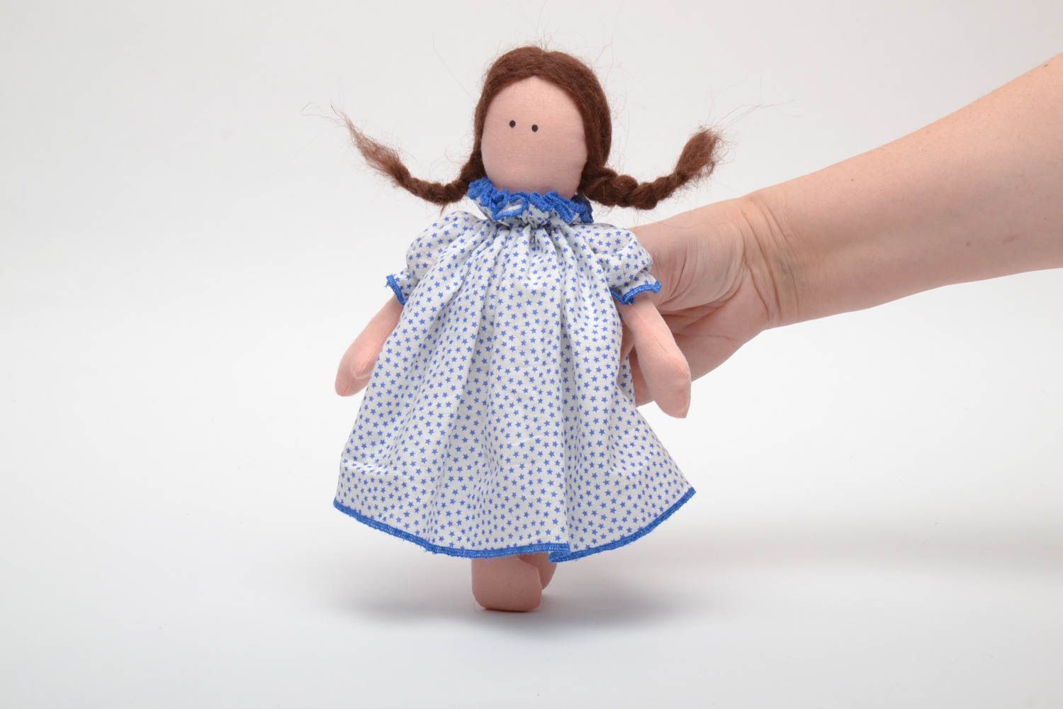 Дизайнерская кукла текстильная мягкая фото 5