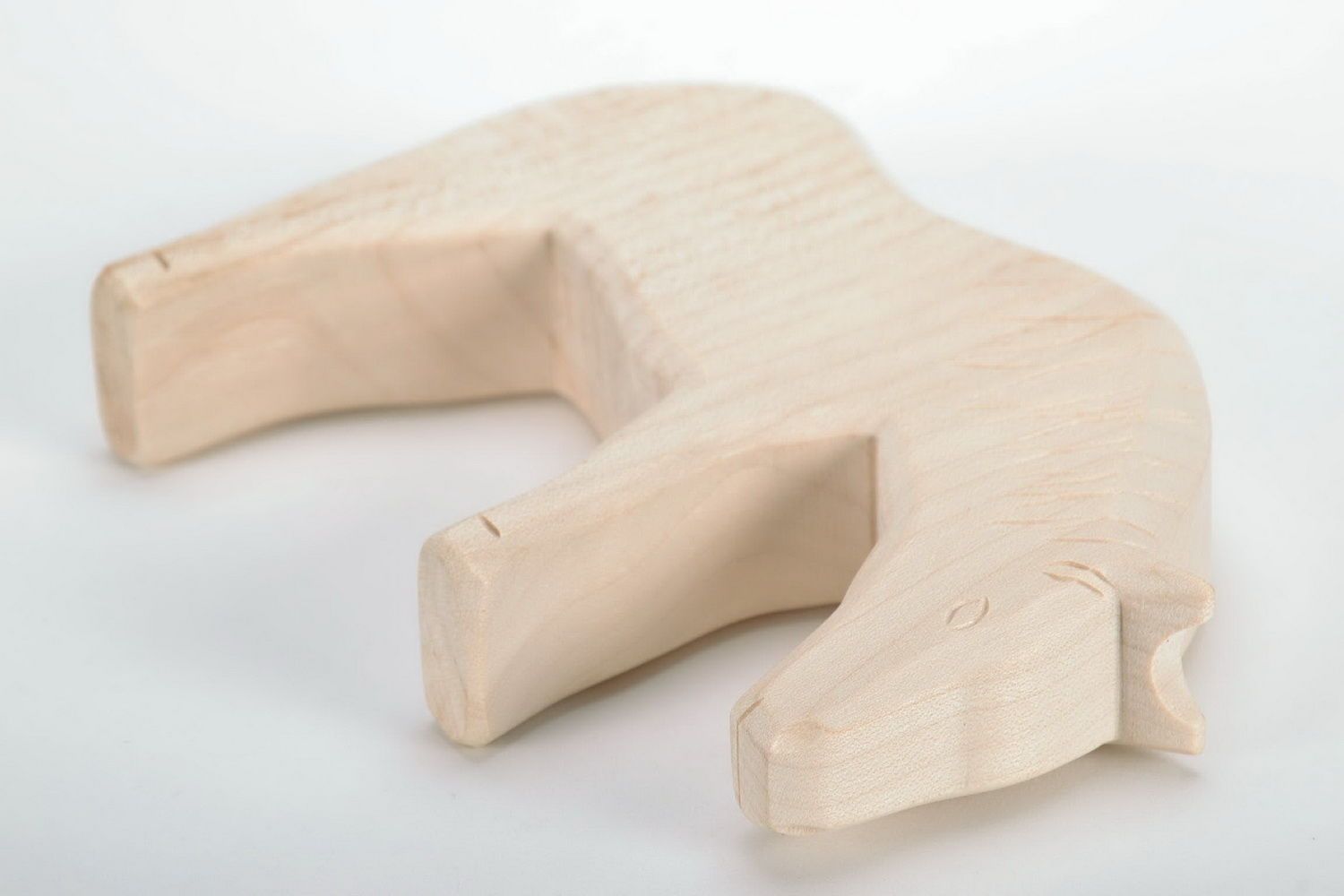 Figura de madera de arce Caballo foto 5