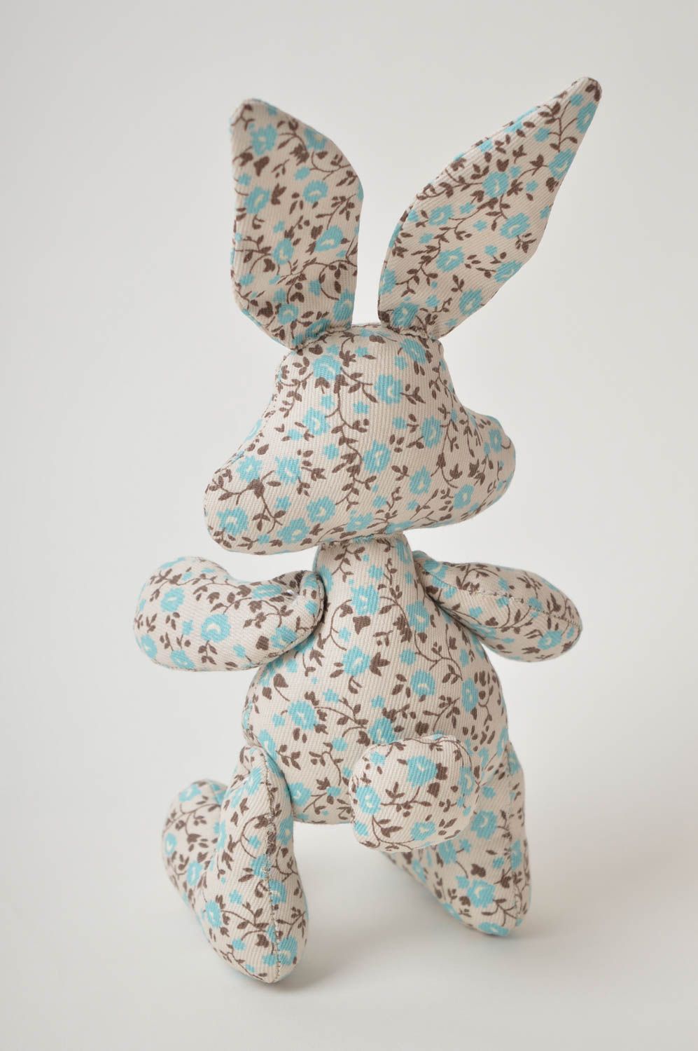 Decorative handmade bunny toy stuffed toy for children soft toy interior decor photo 3