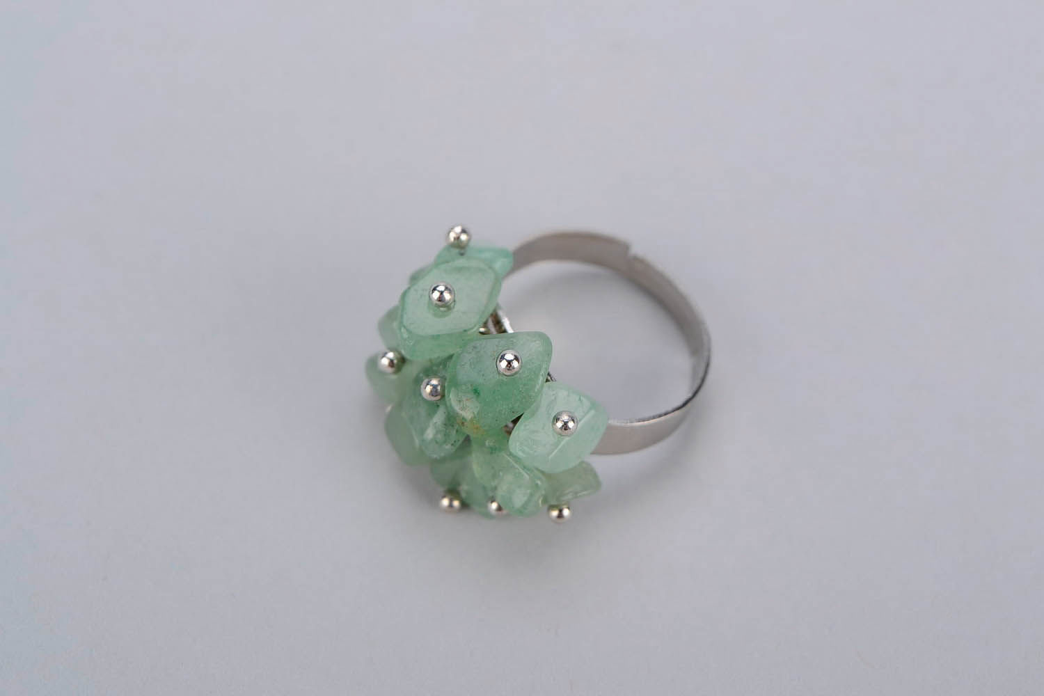 Ring with jade photo 3