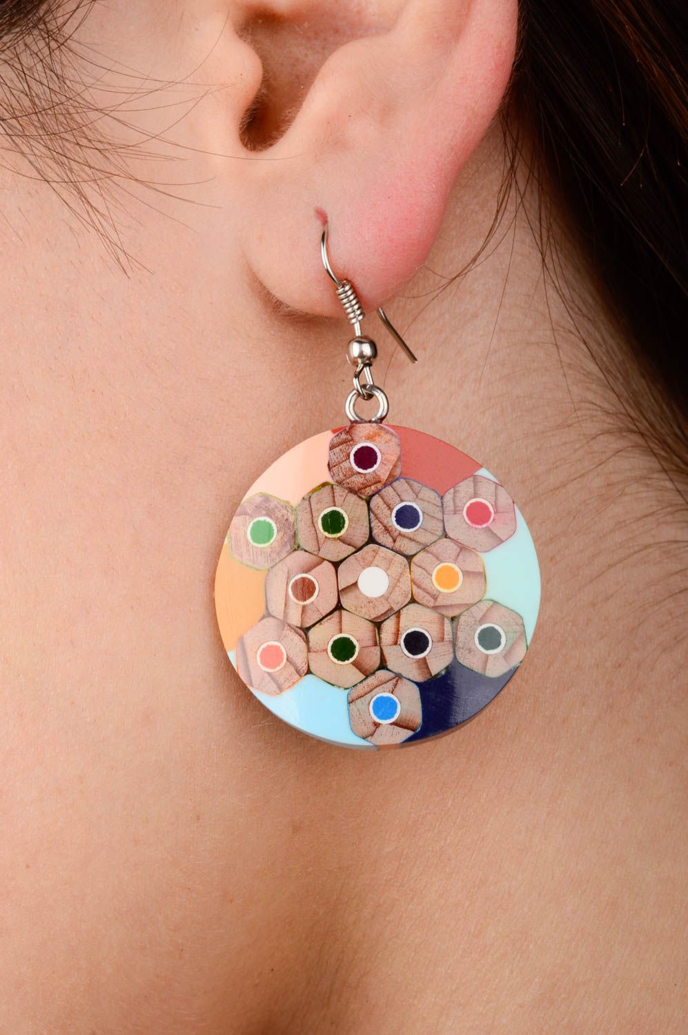 Handmade earrings long earrings designer jewelry for women gifts for girls photo 7