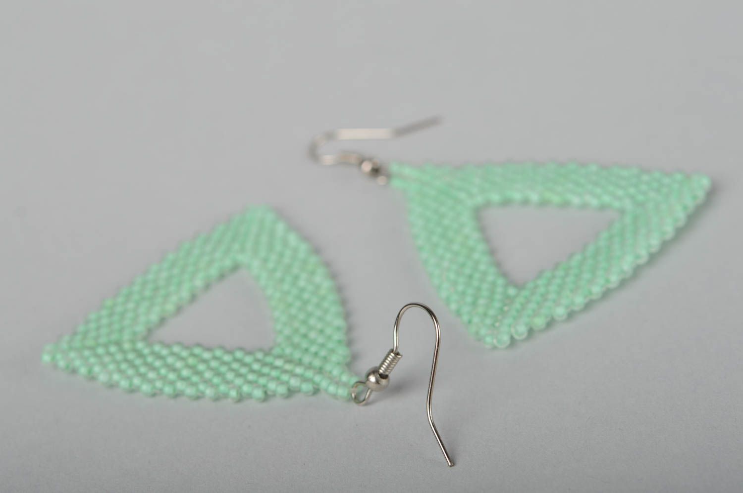 Handmade earrings designer jewelry beaded earrings gifts for women cool jewelry photo 5