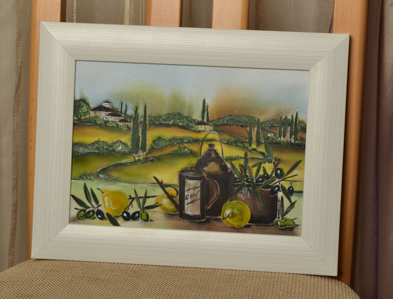 Acrylic painting Olives photo 1