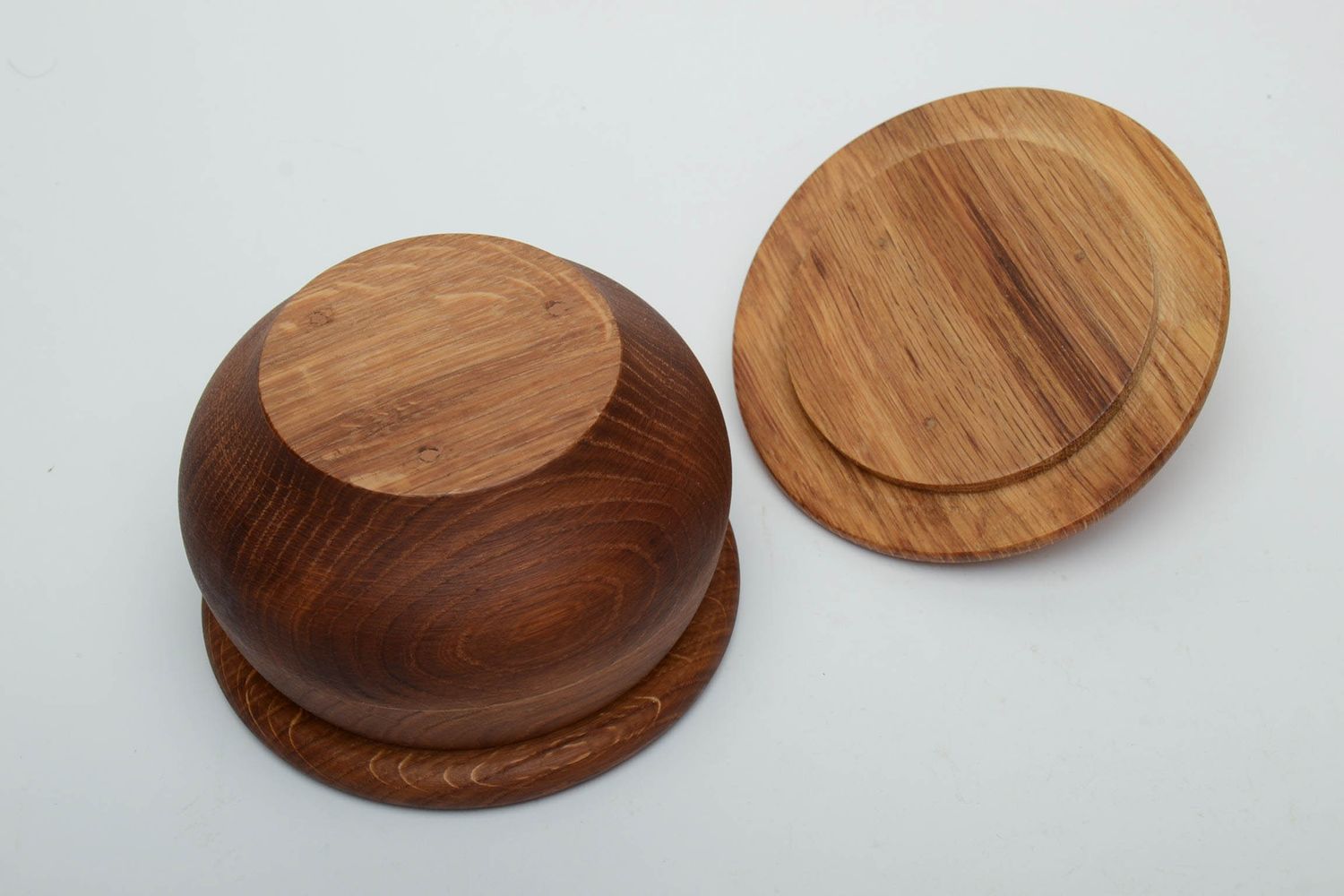 Pentola in legno per miele fatta a mano stoviglie in legno utensili domestici foto 4
