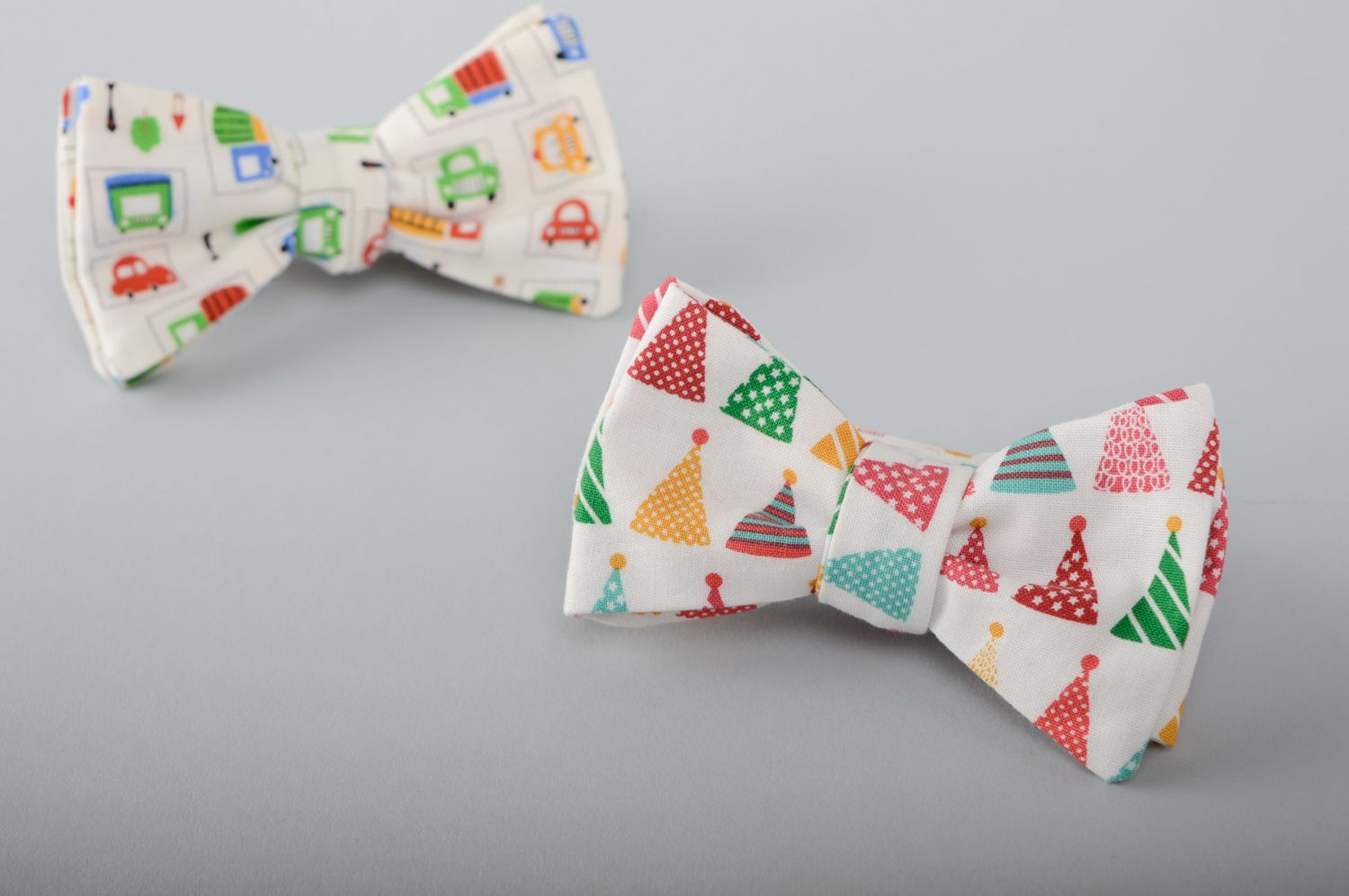 Handmade festive fabric bow tie photo 5