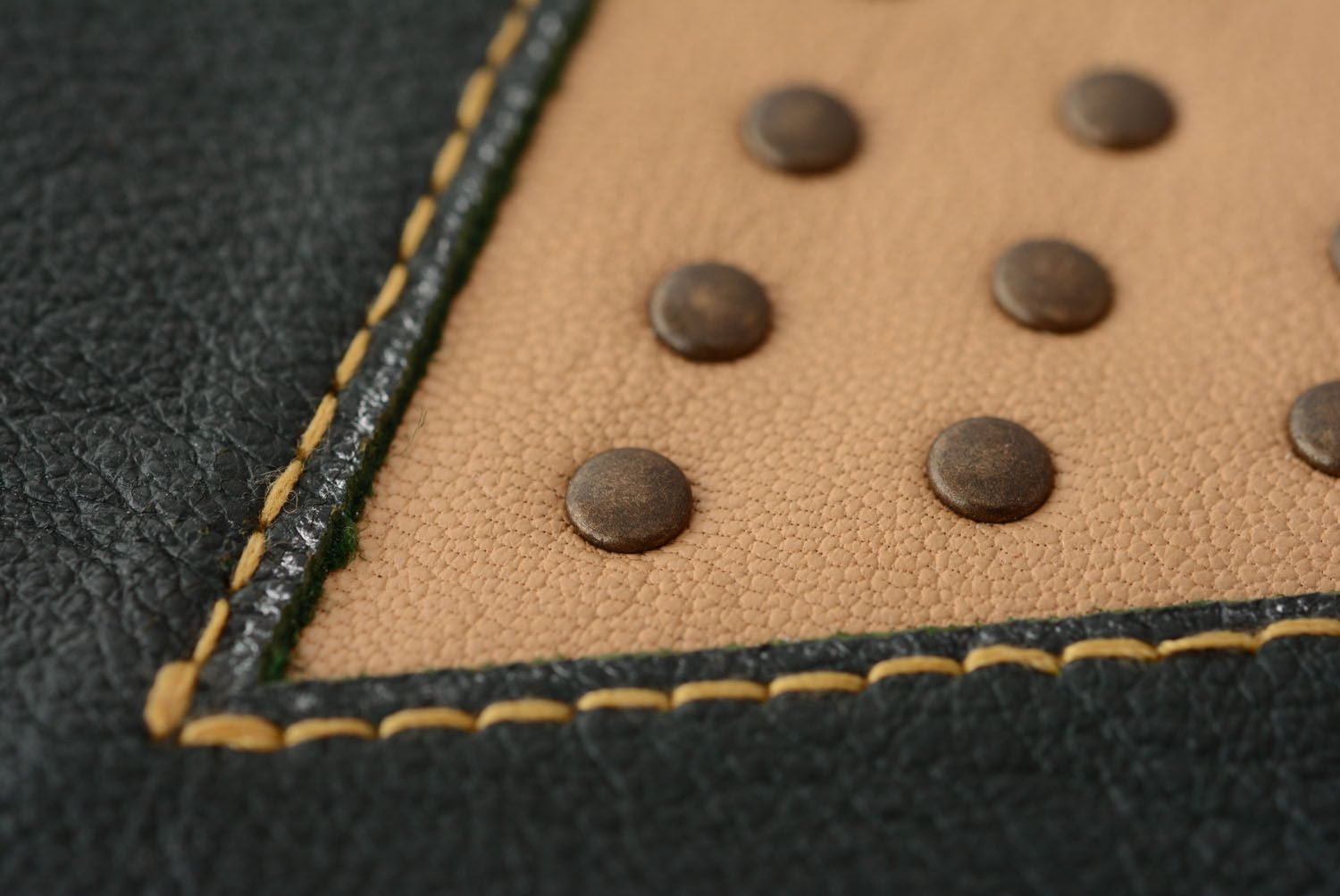 Leather passport cover photo 5