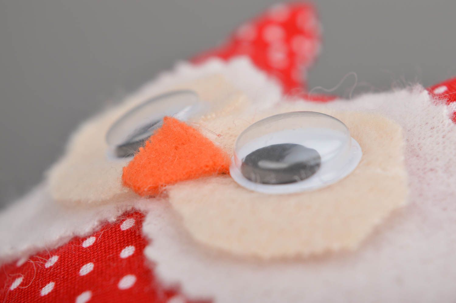 Jouet hibou Peluche faite main Déco maison insolite coton cadeau pour enfant photo 4