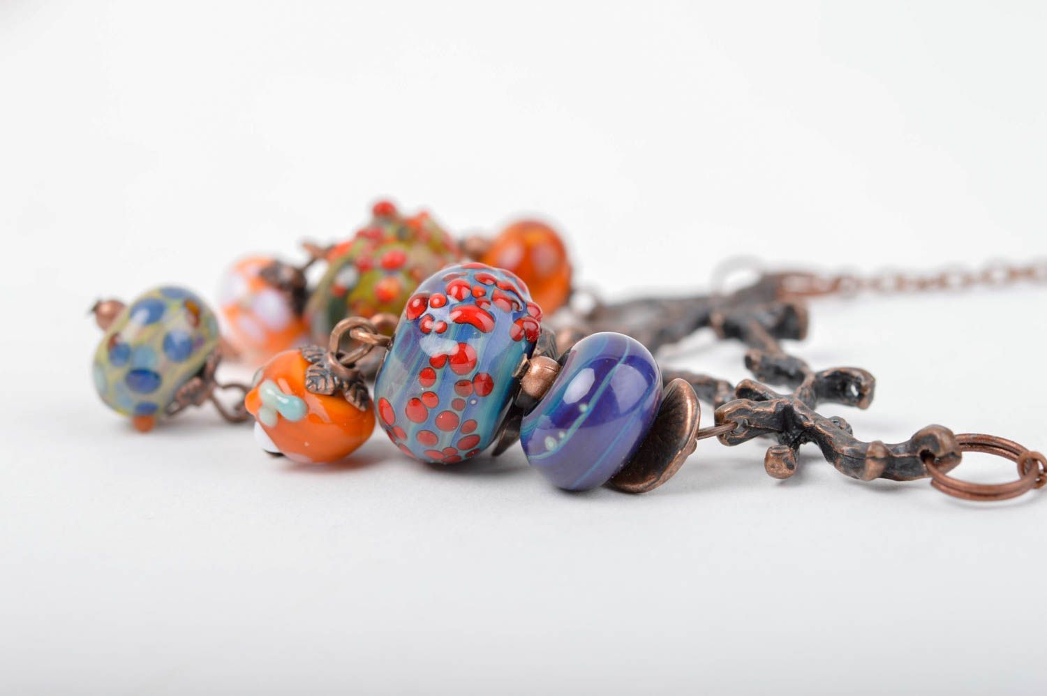 Handmade pendant glass pendant unusual accessory gift ideas handmade jewelry photo 3