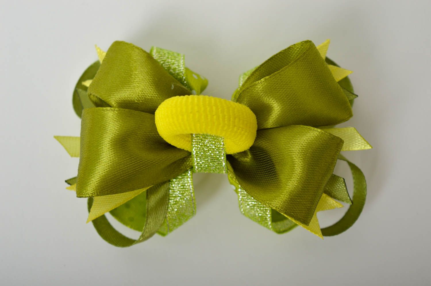 Handmade textile hair bow scrunchie design how to do my hair gifts for her photo 3